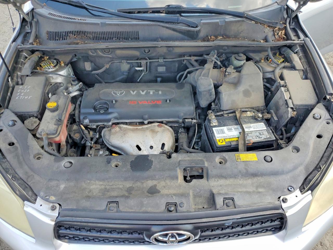 2007 Toyota Rav4 Base Silver vin: JTMBD33V276033515