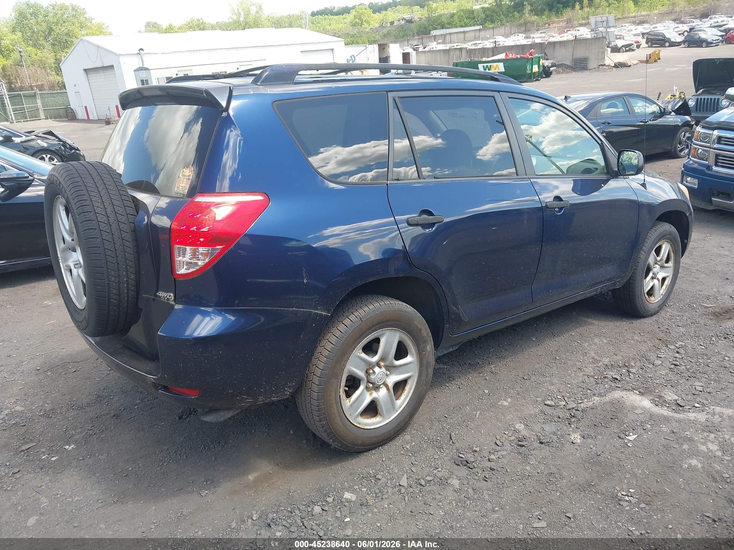 2007 Toyota Rav4 Синий vin: JTMBD33V276036785