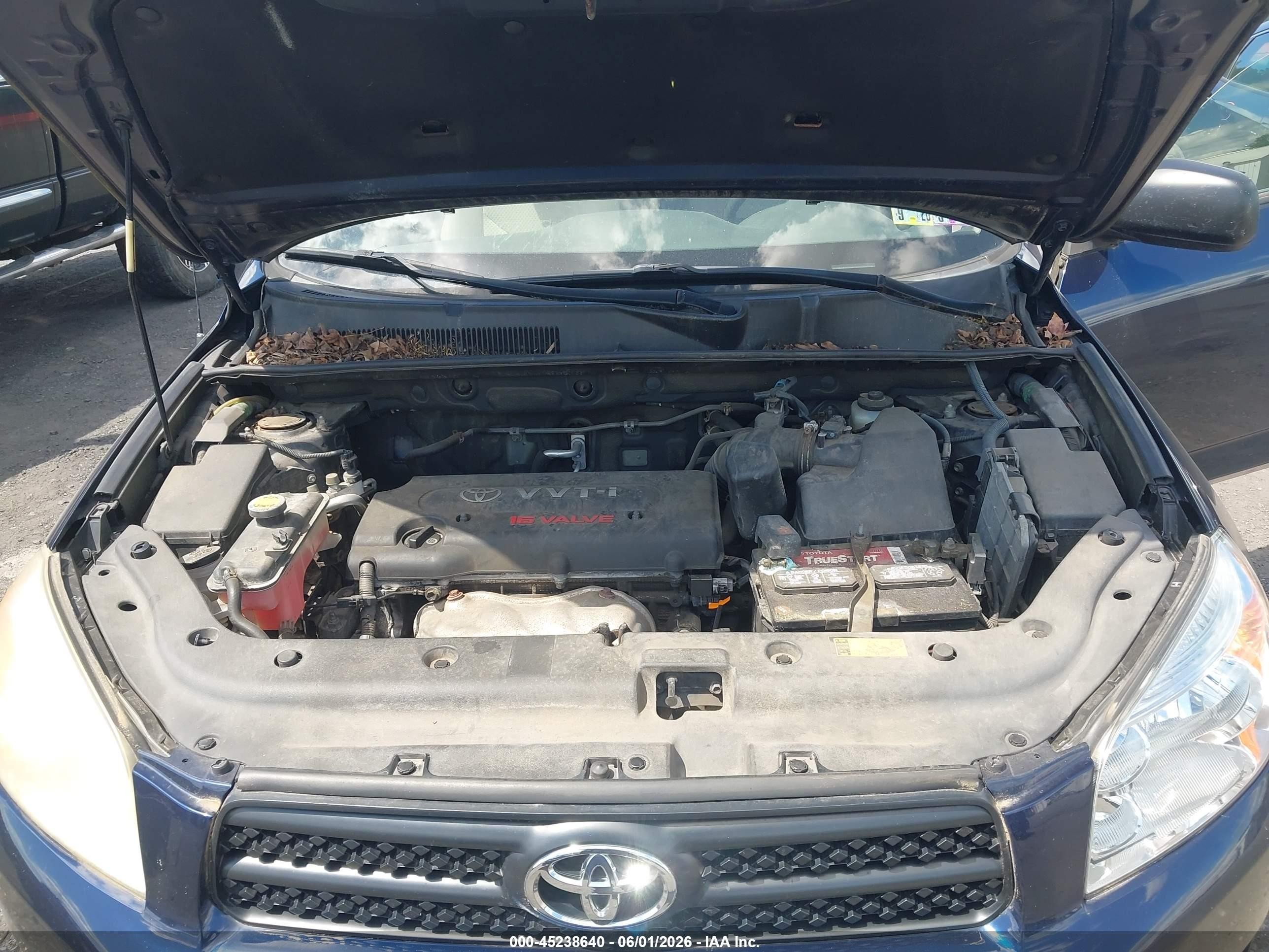 2007 Toyota Rav4 Синий vin: JTMBD33V276036785