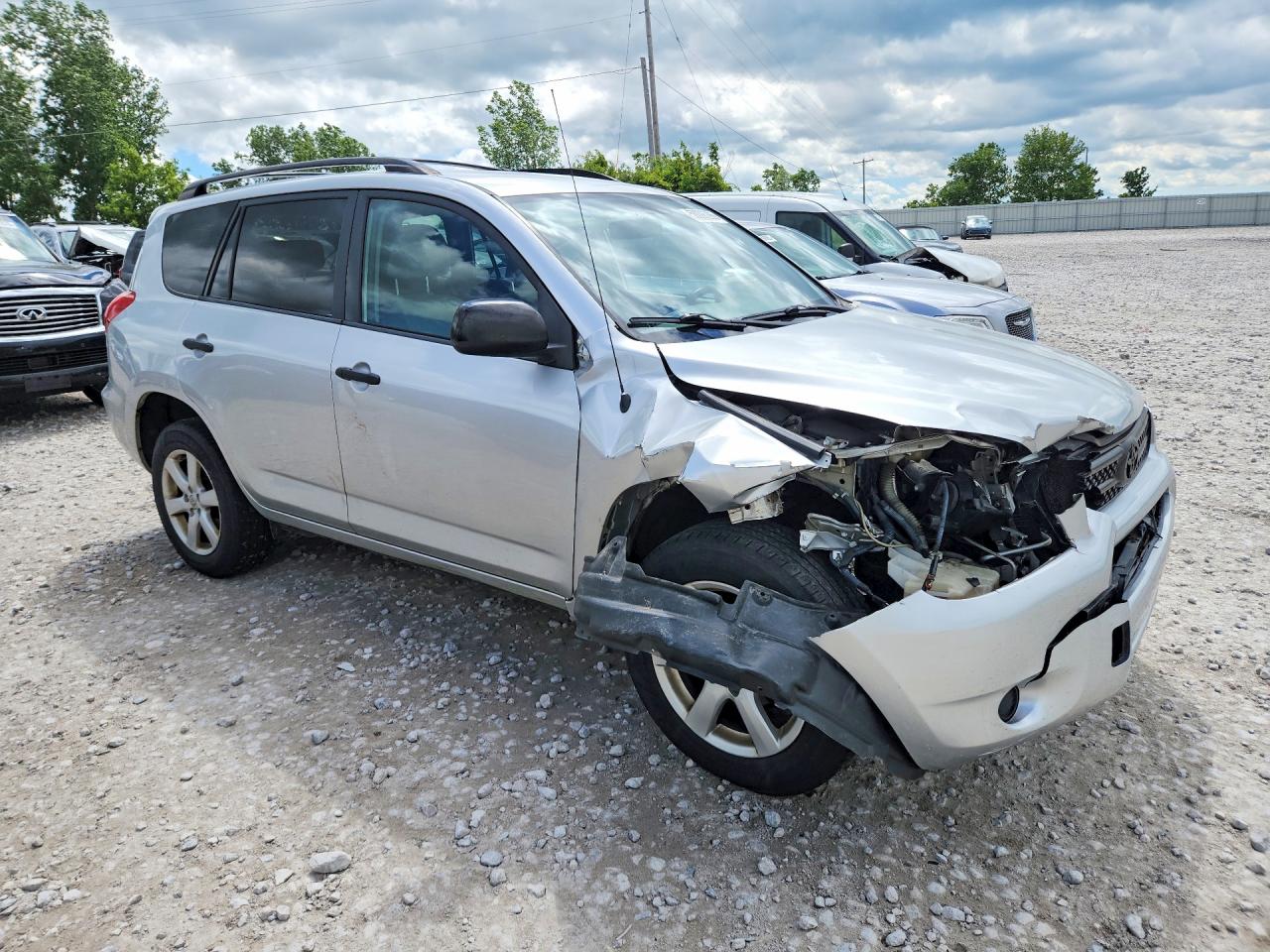 2007 Toyota Rav4 Base Silver vin: JTMBD33V276051254