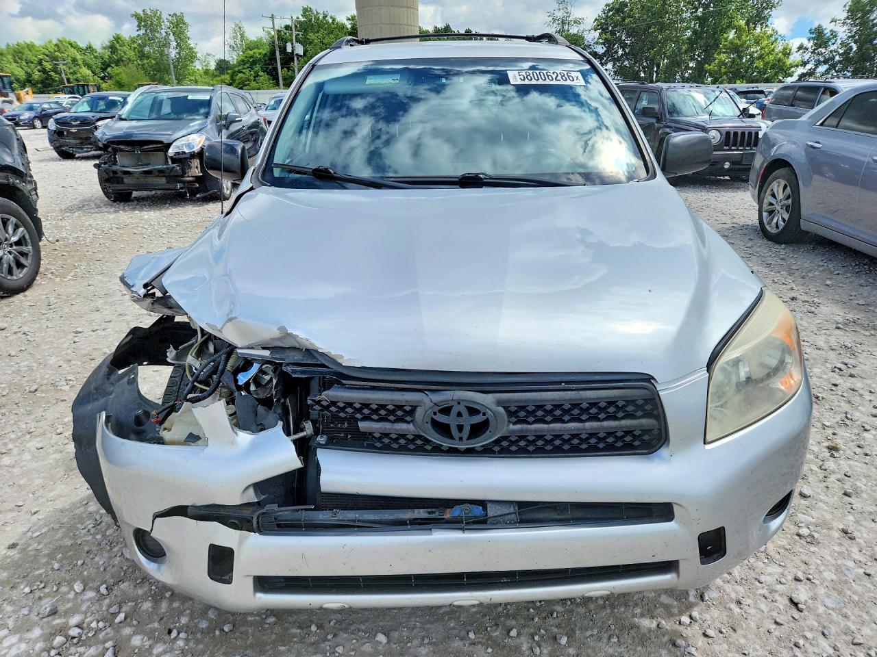 2007 Toyota Rav4 Base Silver vin: JTMBD33V276051254