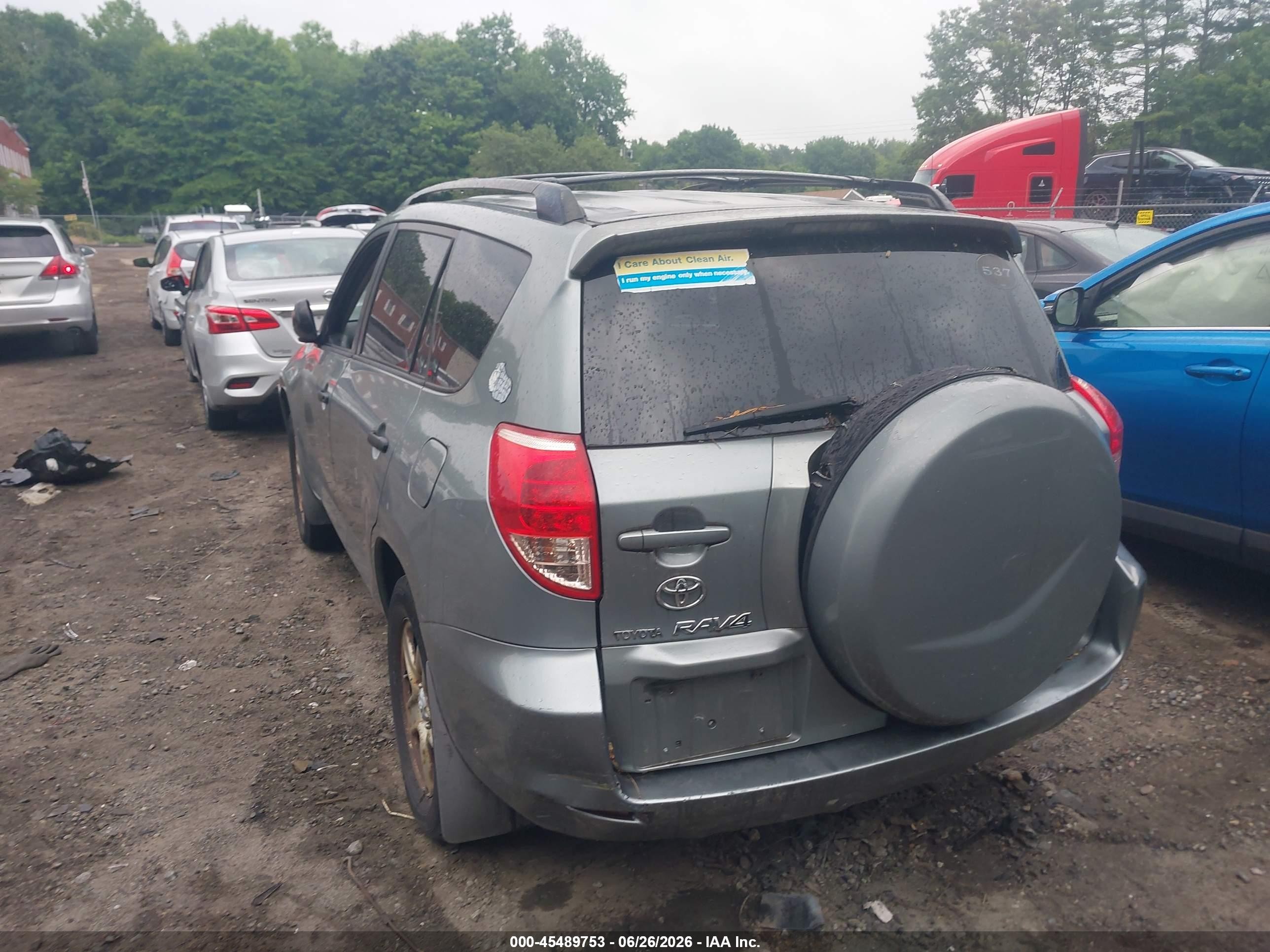 2008 Toyota Rav4   Green vin: JTMBD33V286055290