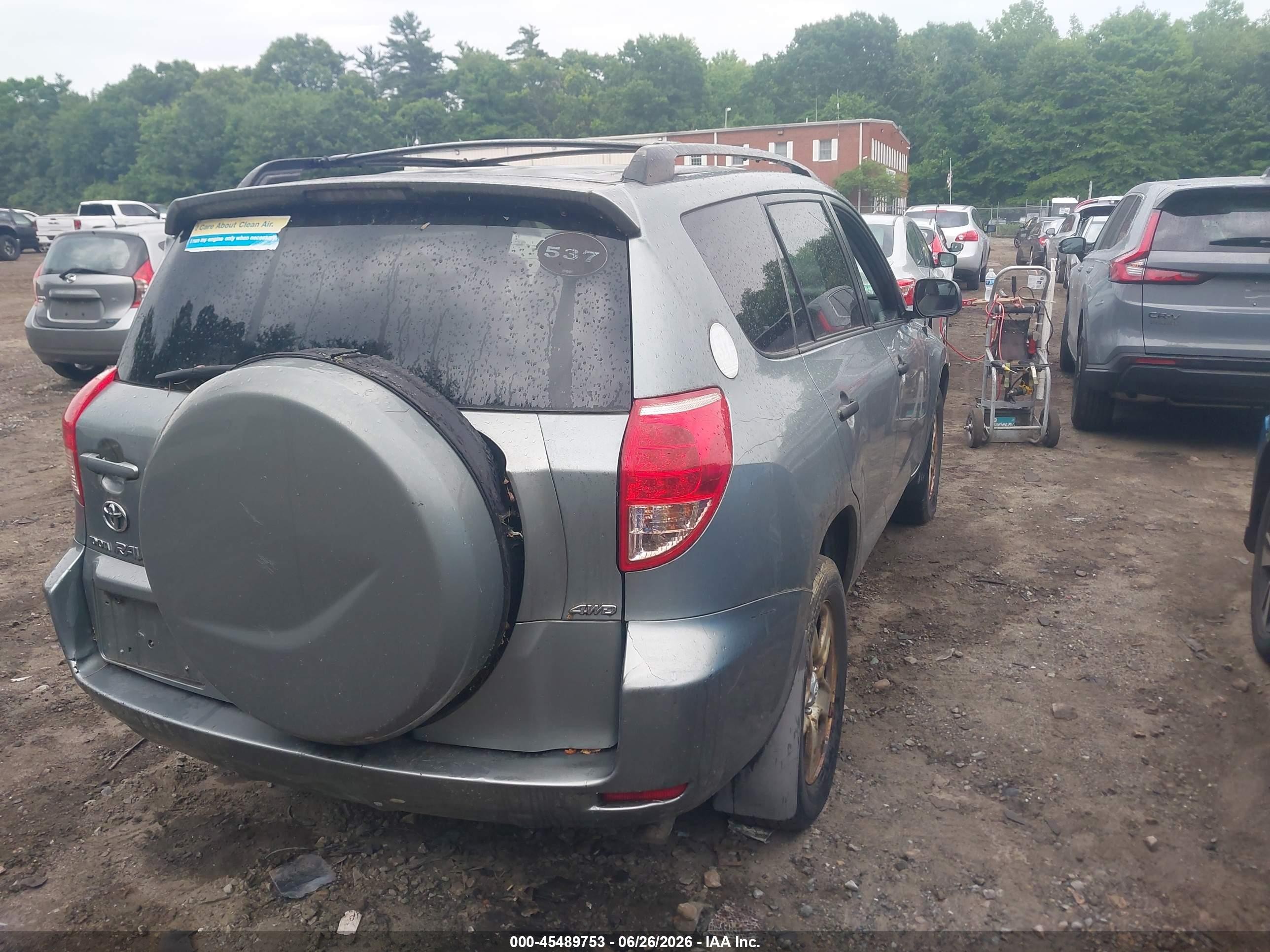 2008 Toyota Rav4   Green vin: JTMBD33V286055290