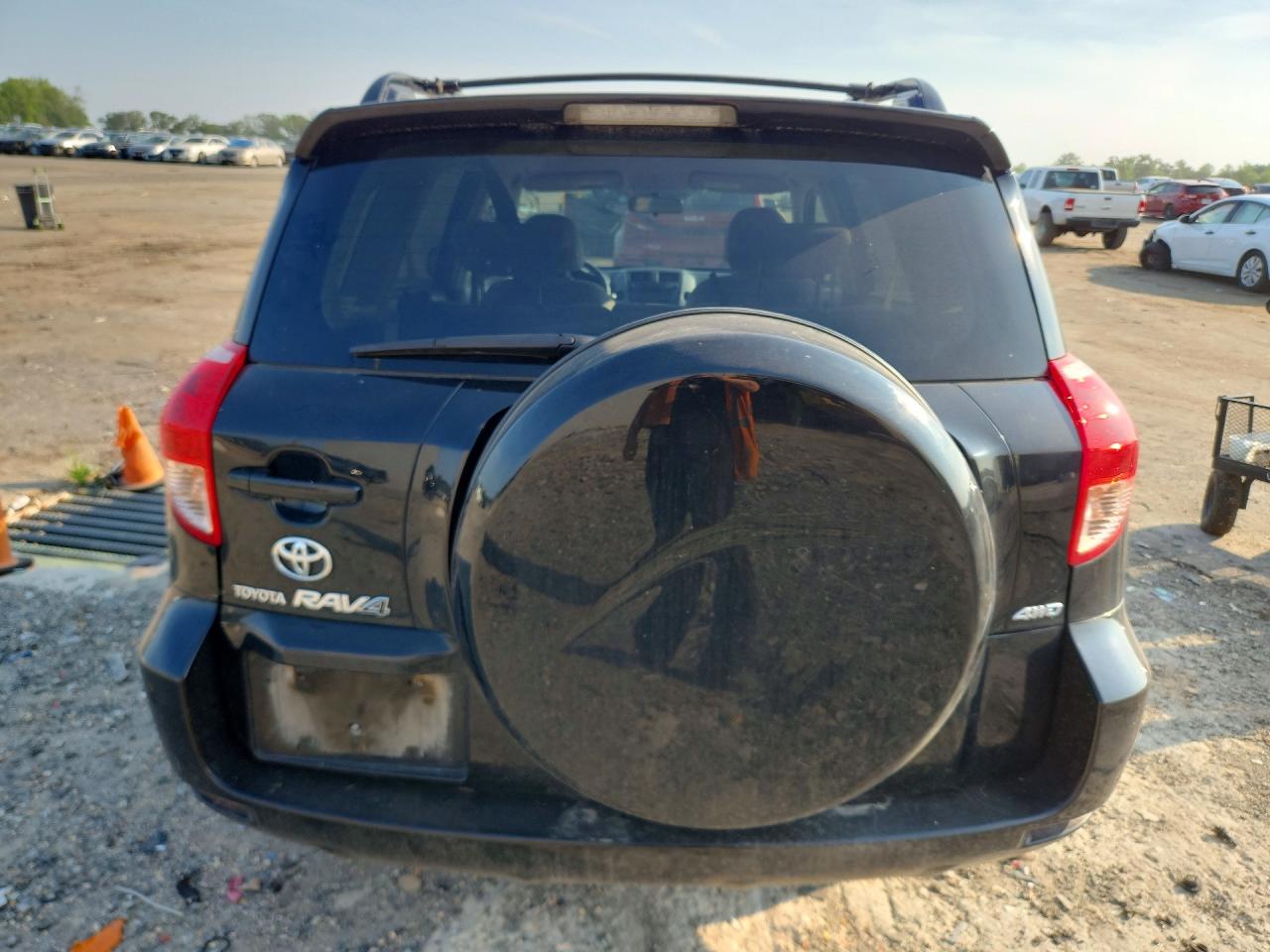 2008 Toyota Rav4 Base Black vin: JTMBD33V286063969