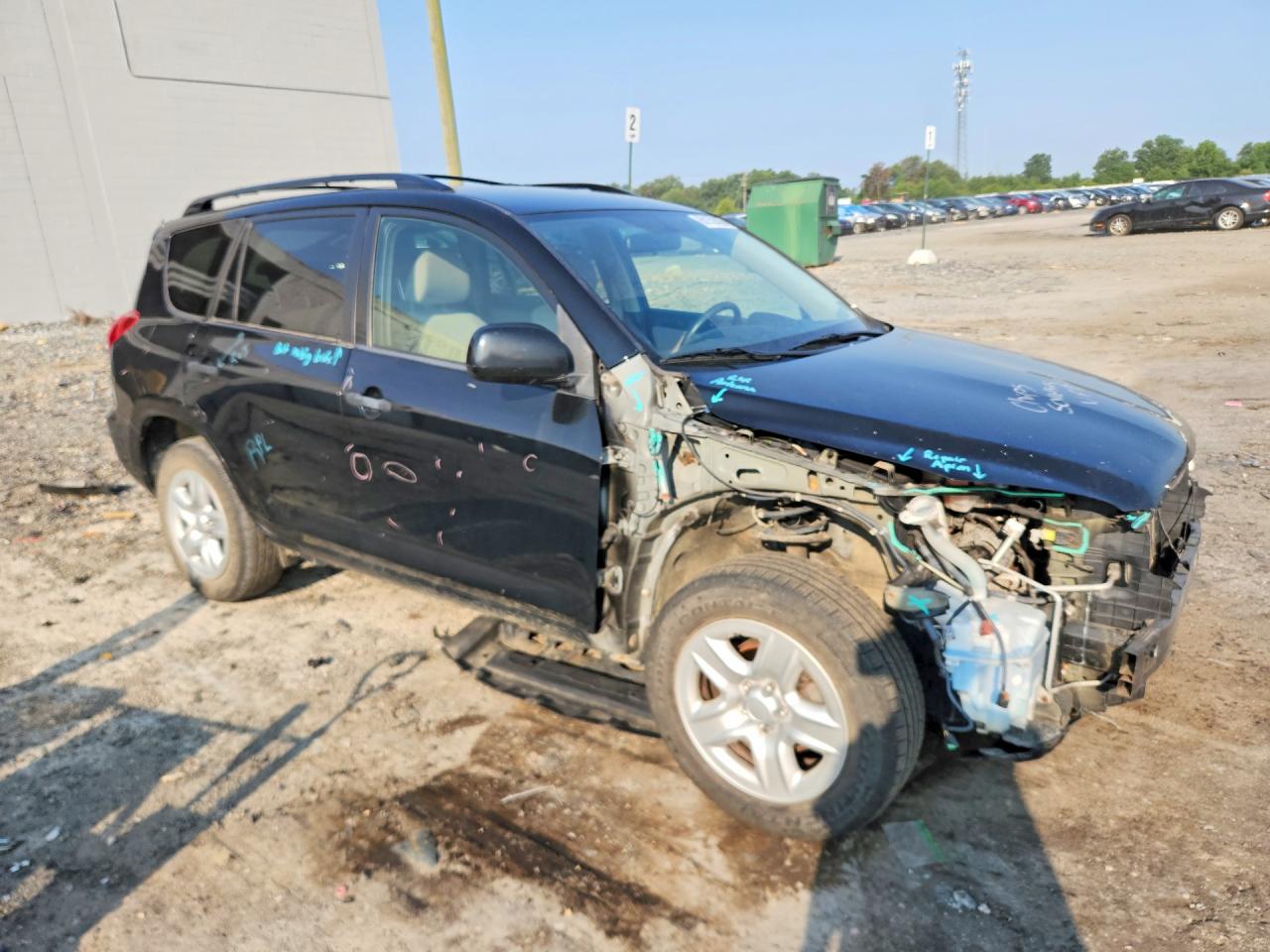 2008 Toyota Rav4 Base Black vin: JTMBD33V286063969