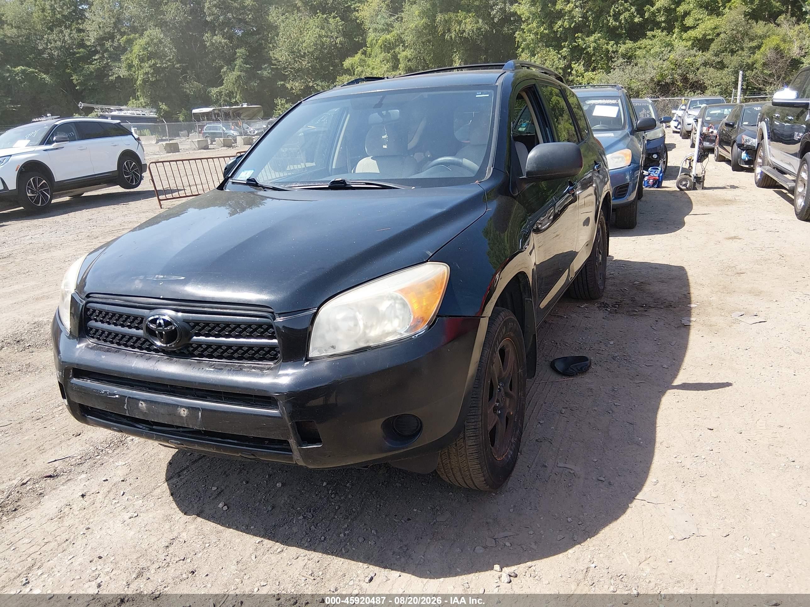 2008 Toyota Rav4   Black vin: JTMBD33V286071201