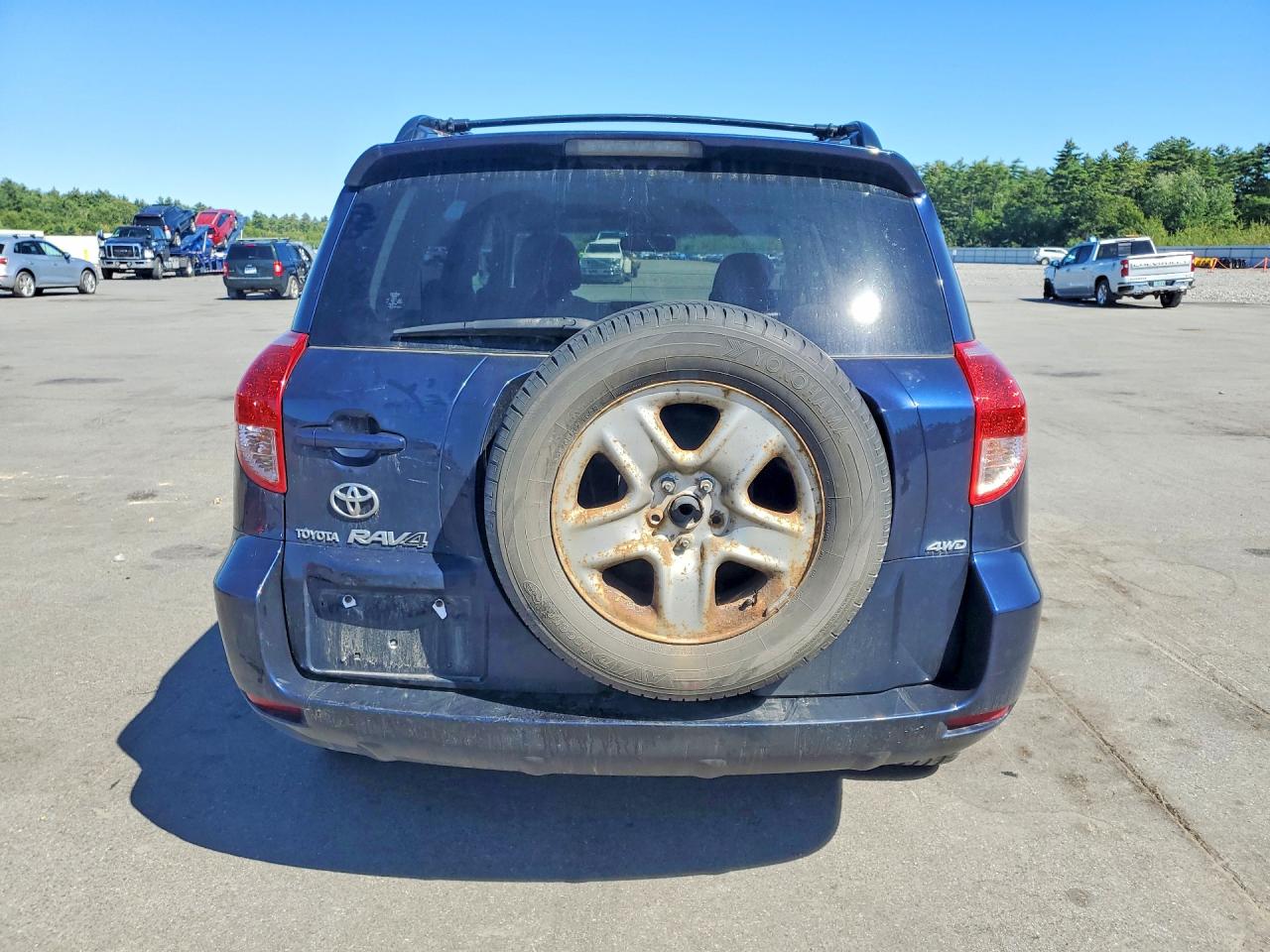 2007 Toyota Rav4 Base Blue vin: JTMBD33V375086892