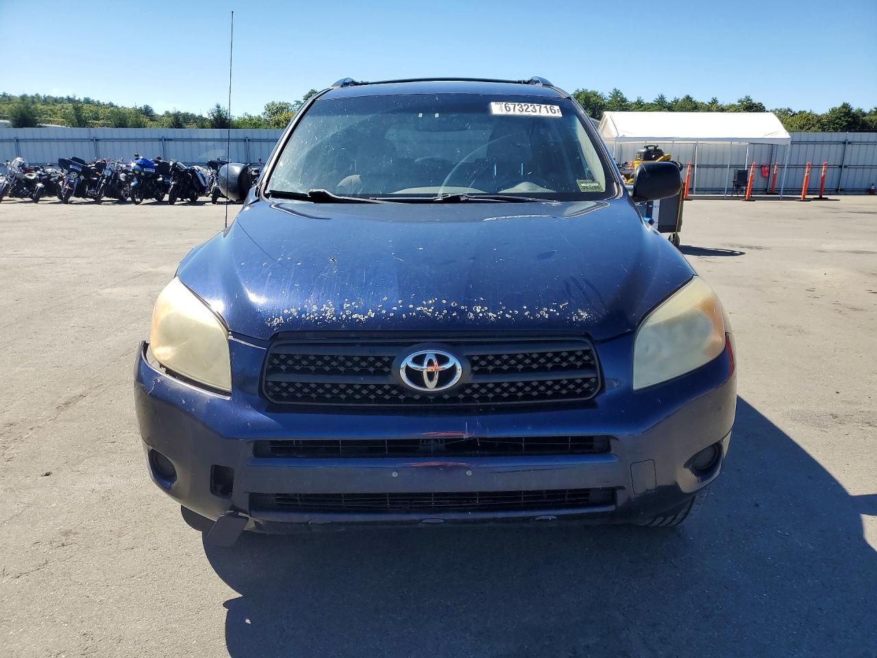 2007 Toyota Rav4 Base Blue vin: JTMBD33V375086892