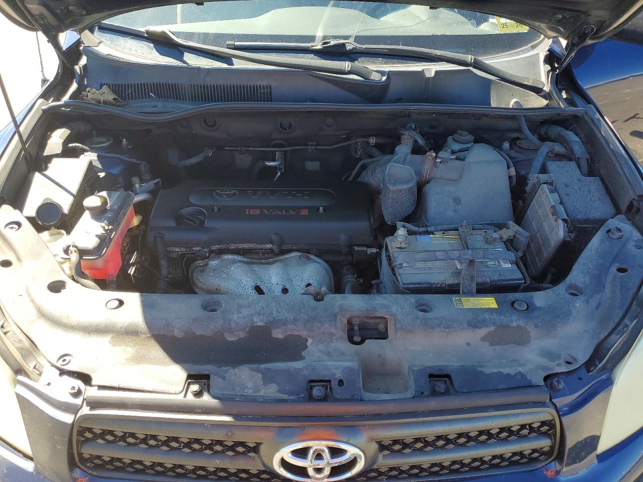 2007 Toyota Rav4 Base Blue vin: JTMBD33V375086892