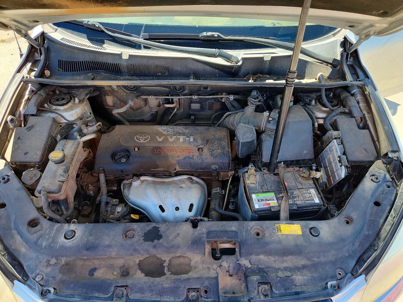 2007 Toyota Rav4 Base Silver vin: JTMBD33V375107871