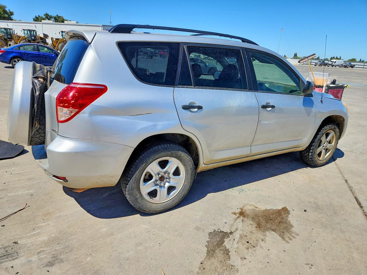 2007 Toyota Rav4 Base Silver vin: JTMBD33V375107871