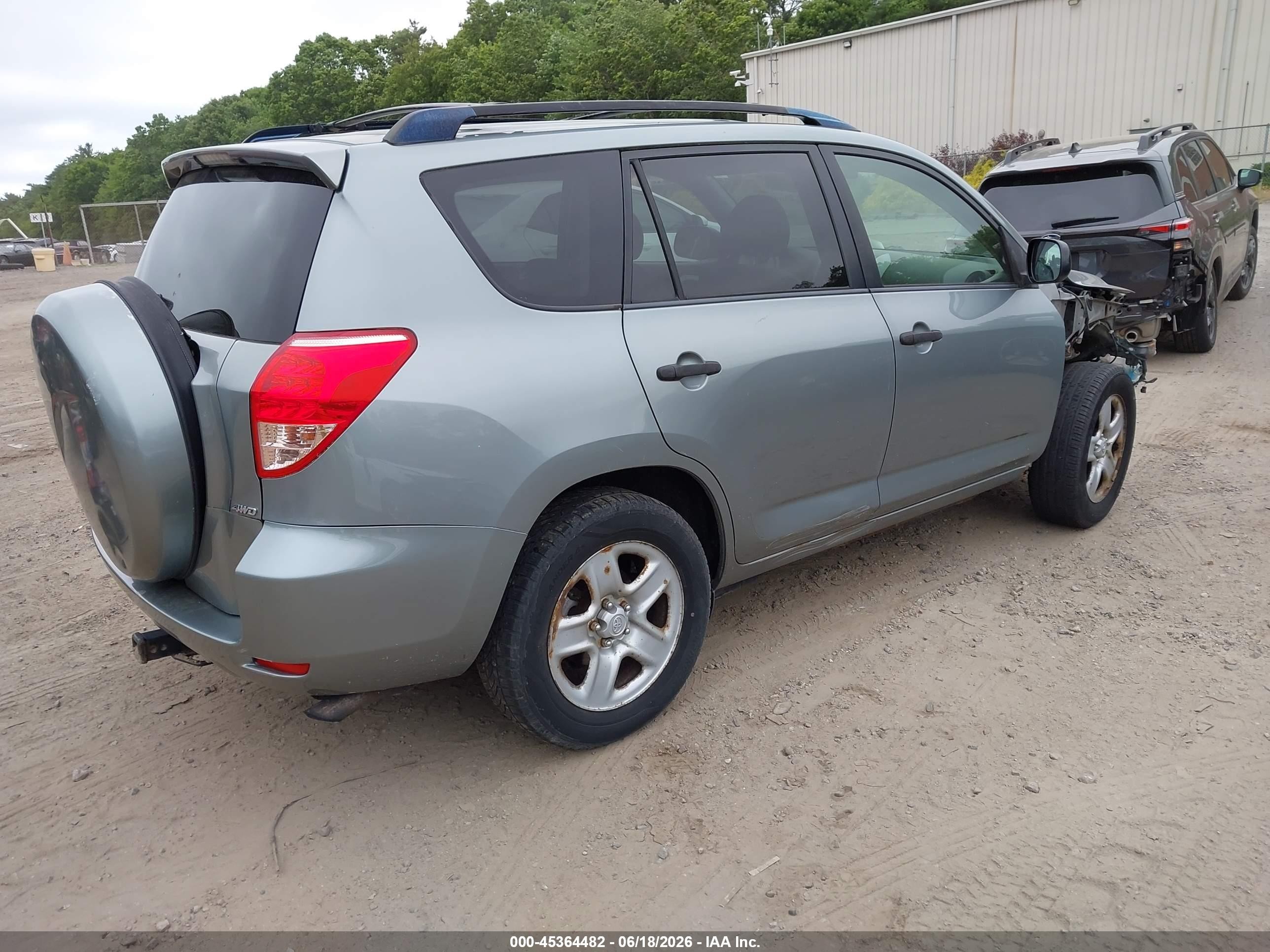 2008 Toyota Rav4   Gray vin: JTMBD33V385152715