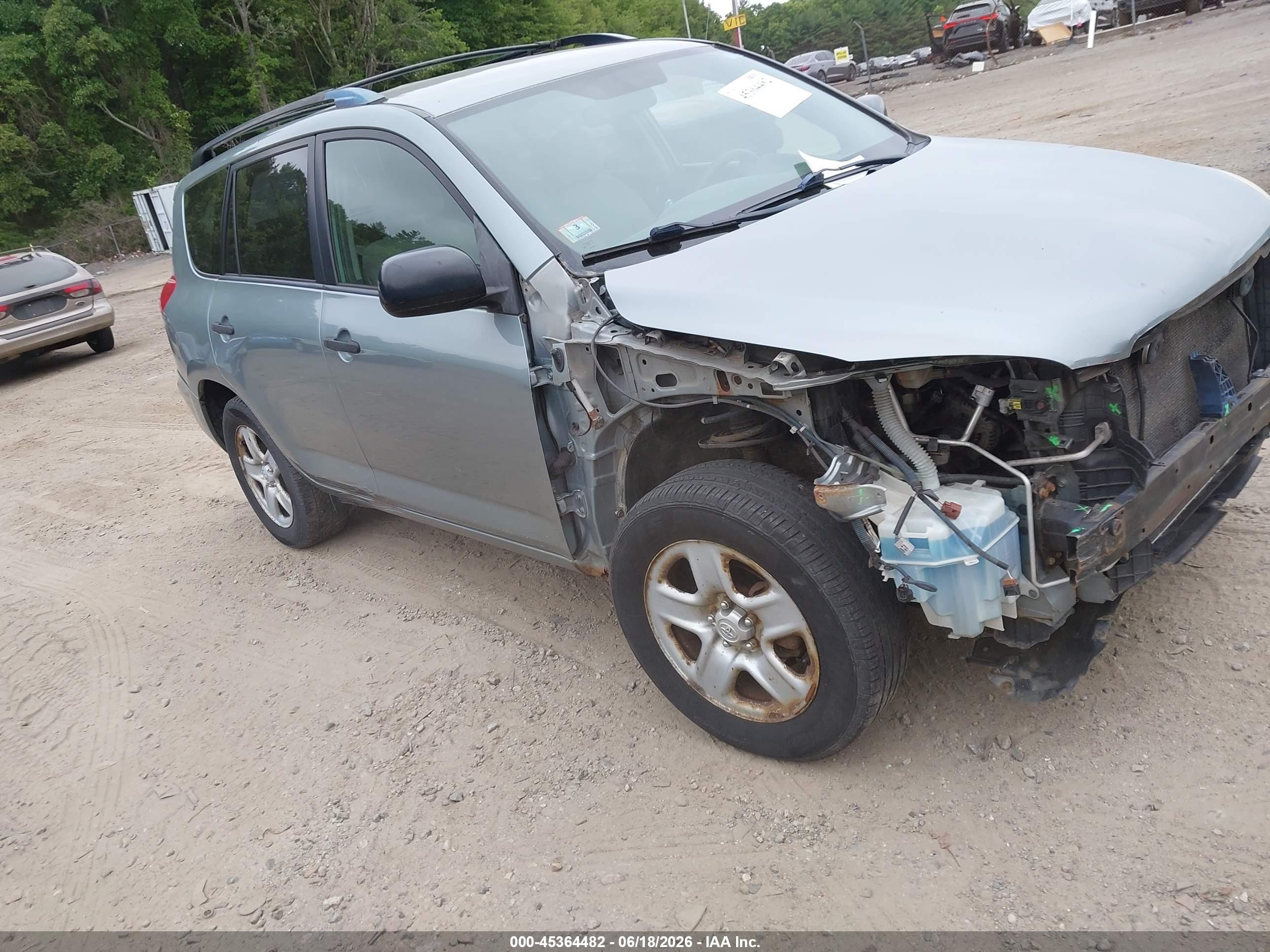 2008 Toyota Rav4   Gray vin: JTMBD33V385152715