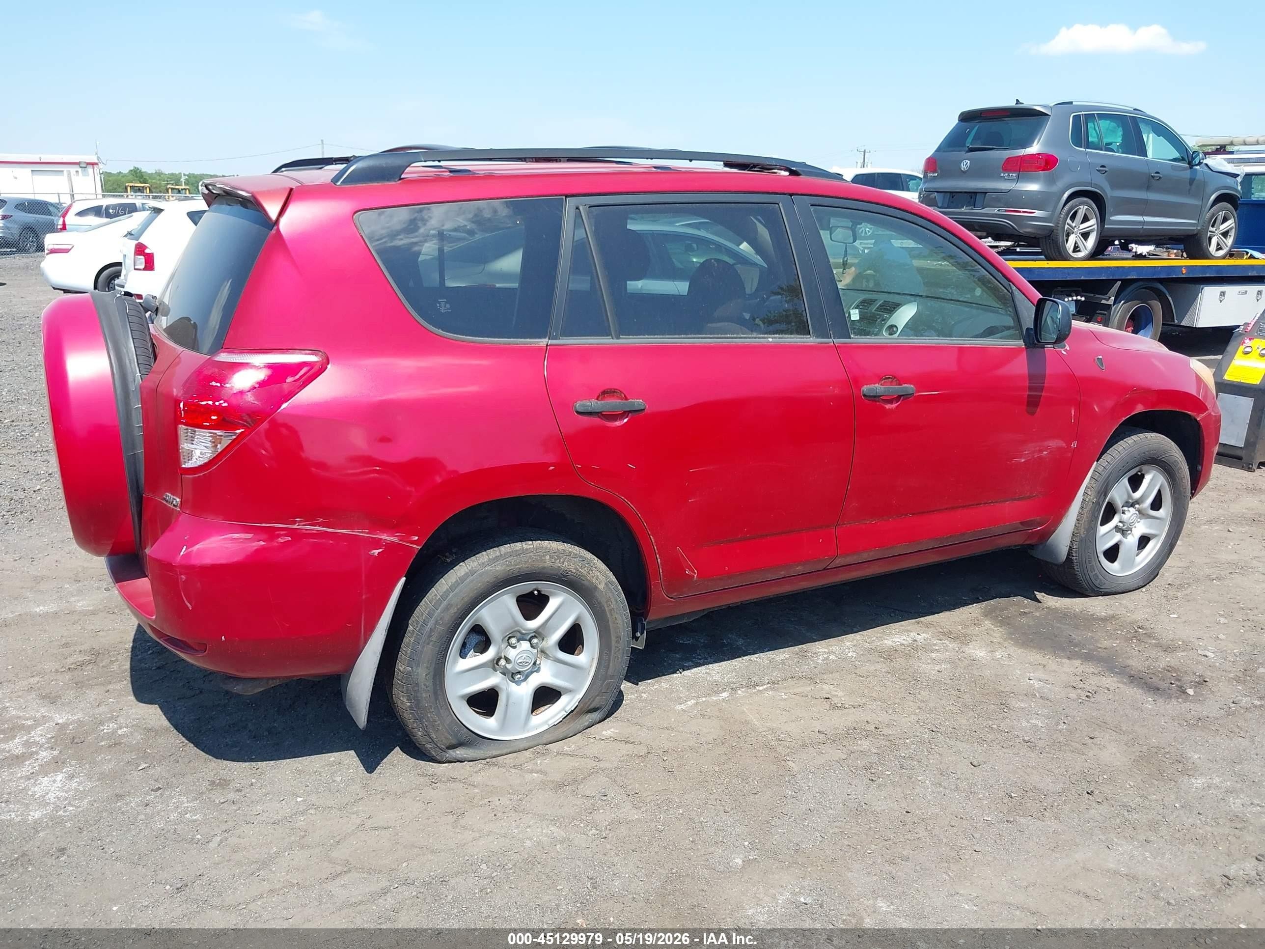 2008 Toyota Rav4   Red vin: JTMBD33V385205283