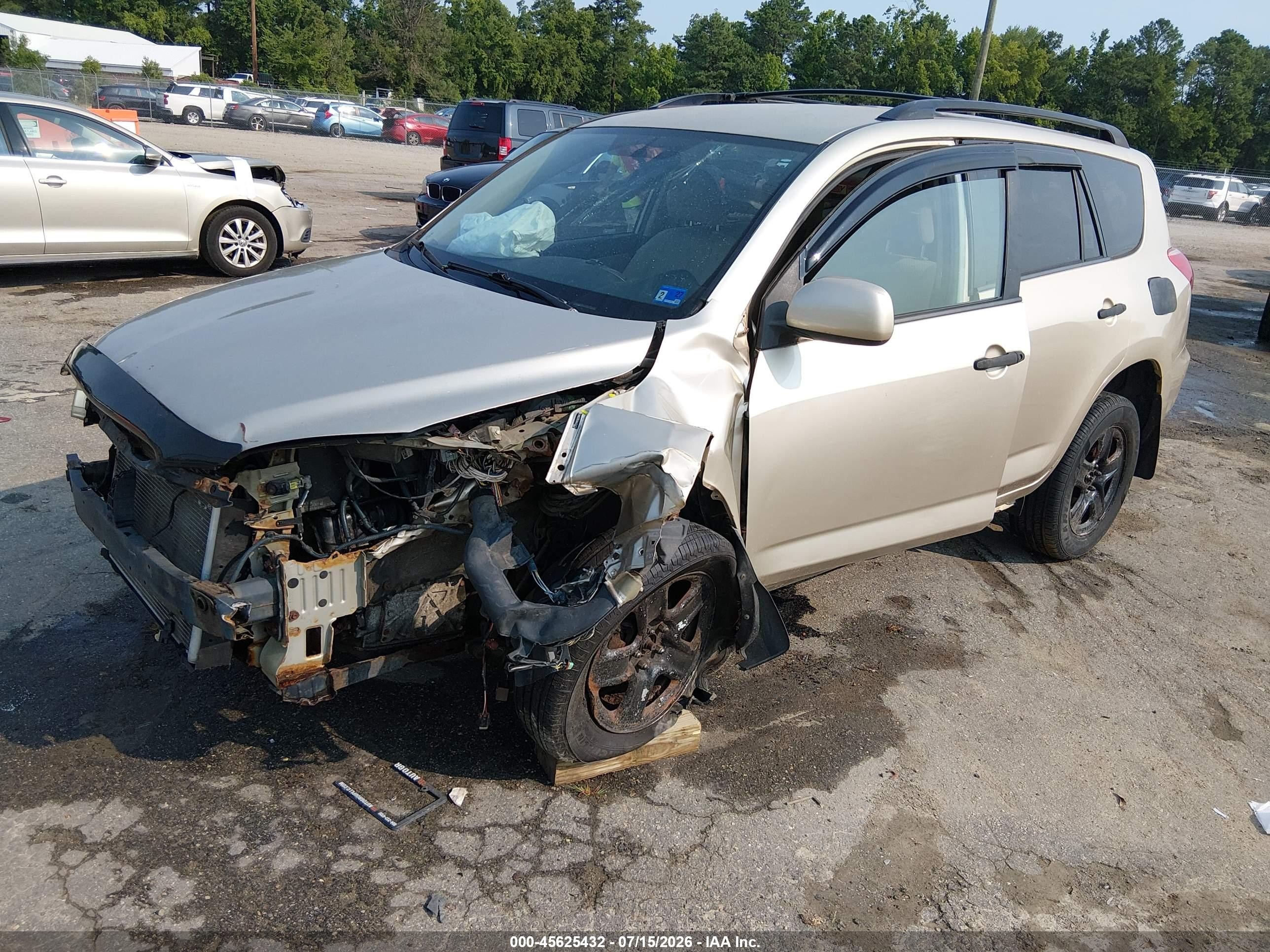2008 Toyota Rav4   Gold vin: JTMBD33V386056254
