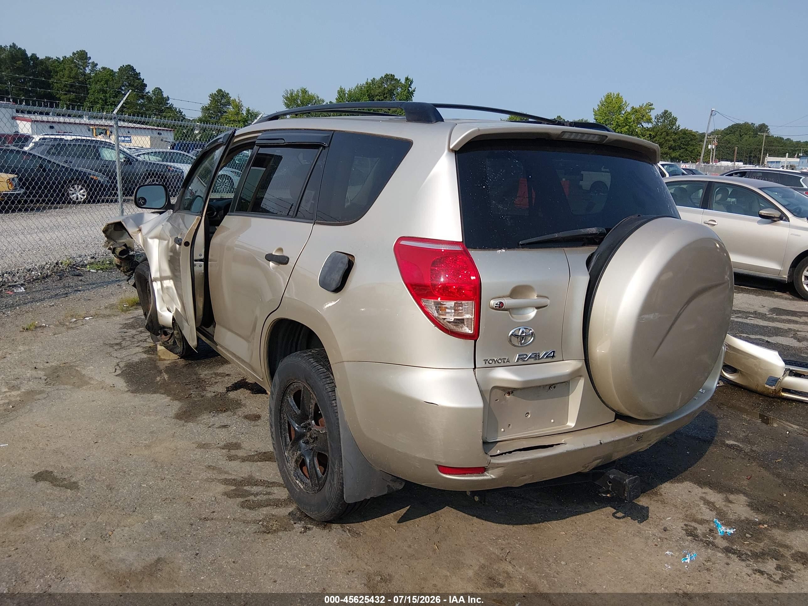2008 Toyota Rav4   Gold vin: JTMBD33V386056254