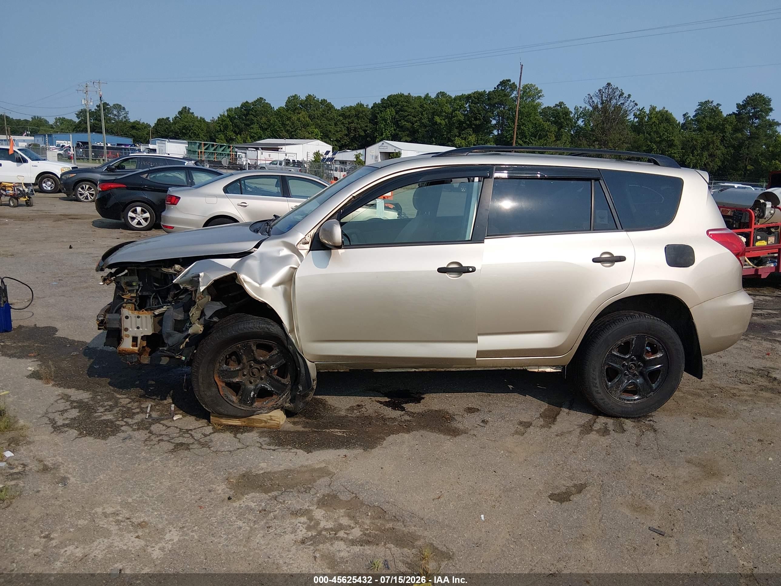2008 Toyota Rav4   Gold vin: JTMBD33V386056254