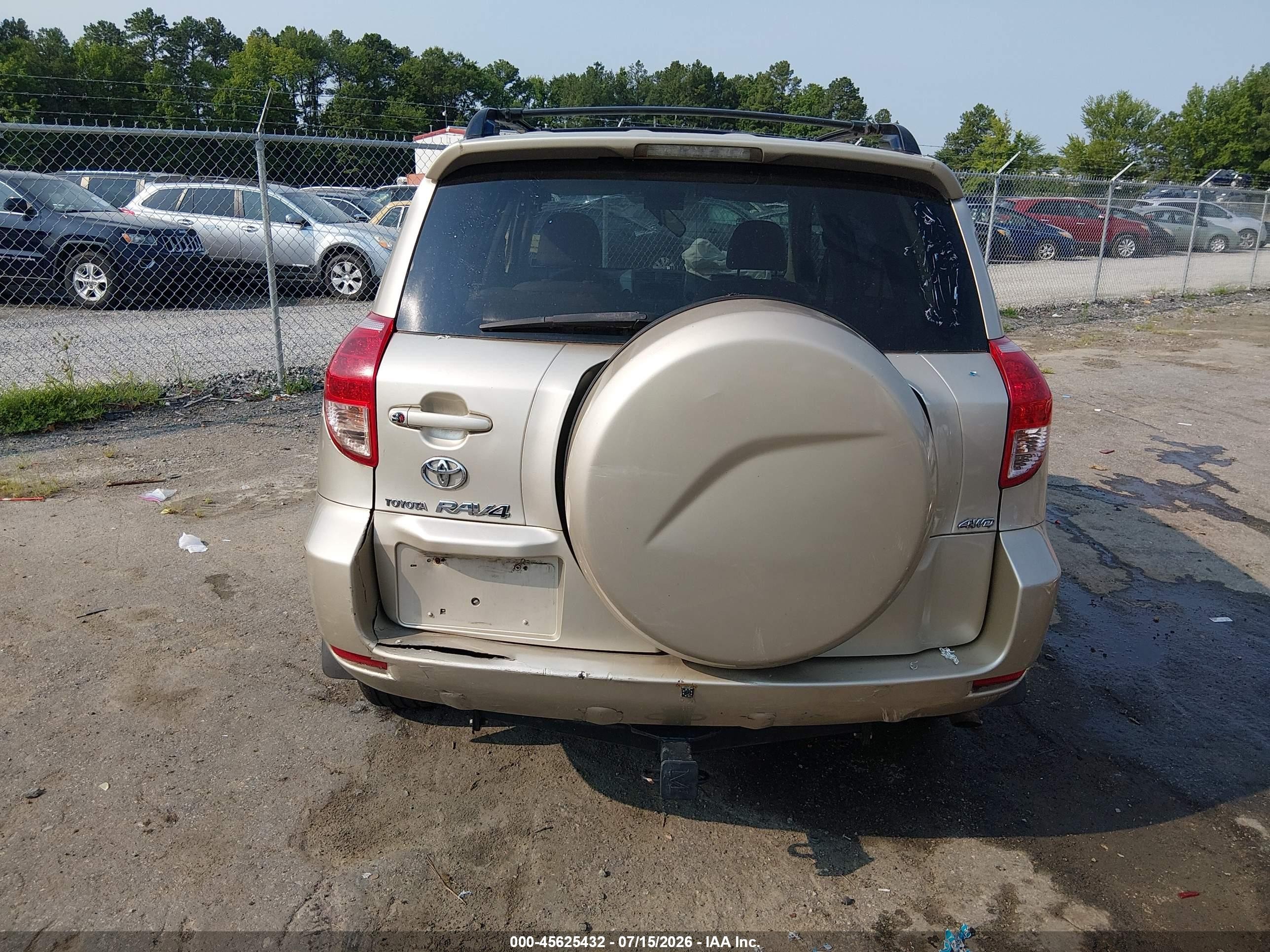 2008 Toyota Rav4   Gold vin: JTMBD33V386056254