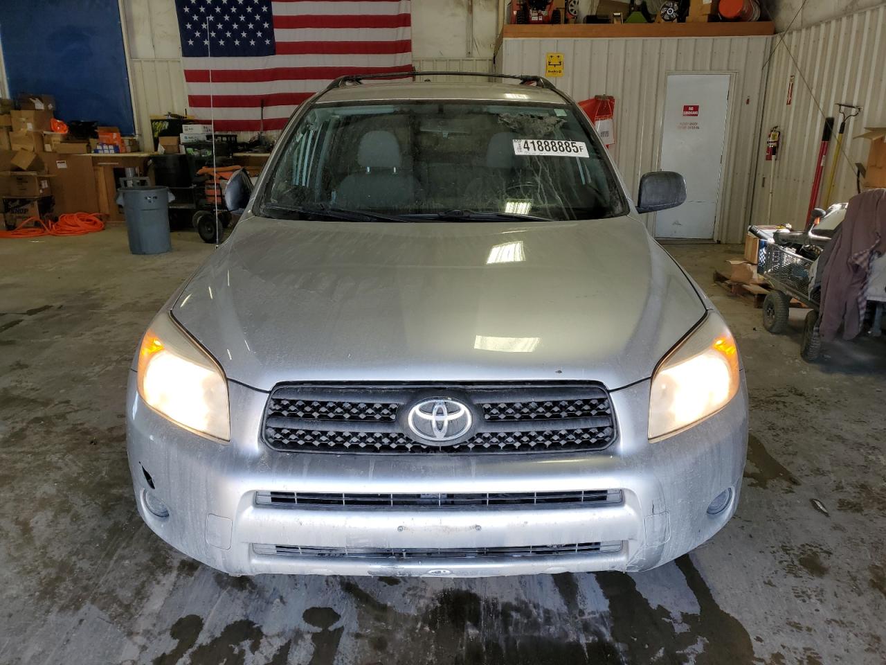 2008 Toyota Rav4 Base Silver vin: JTMBD33V386065648