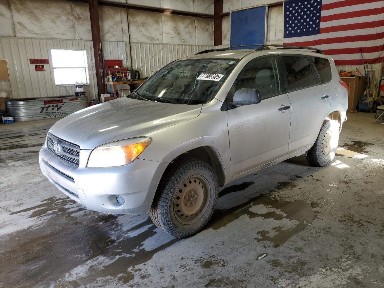 2008 Toyota Rav4 Base Silver vin: JTMBD33V386065648