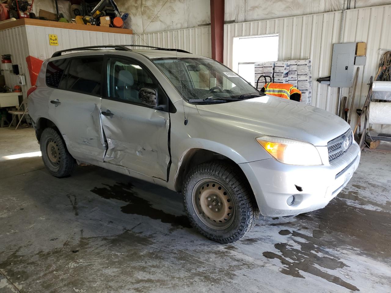 2008 Toyota Rav4 Base Silver vin: JTMBD33V386065648