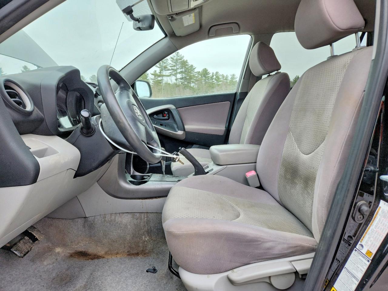 2008 Toyota Rav4 Base Black vin: JTMBD33V386067707