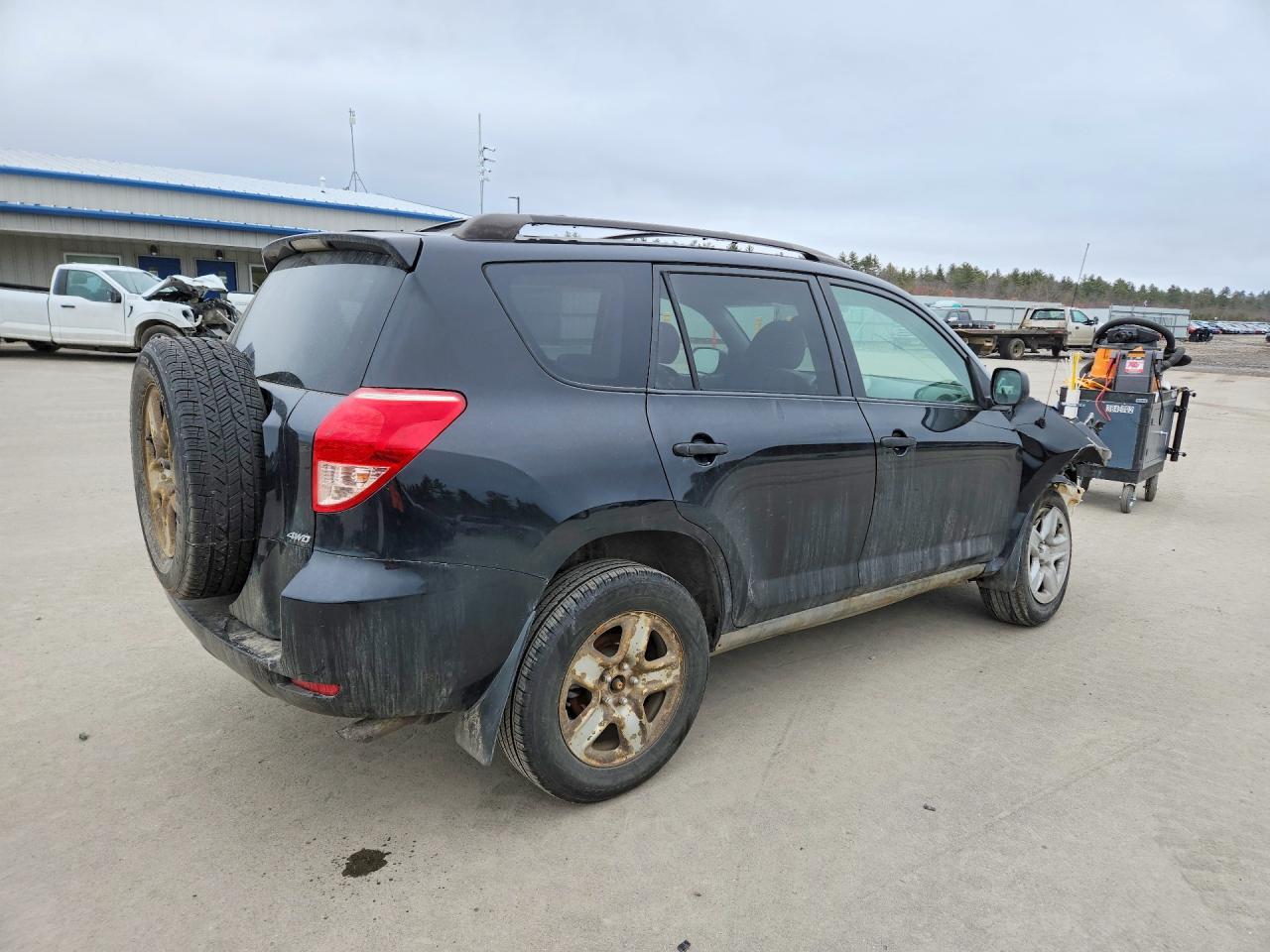 2008 Toyota Rav4 Base Black vin: JTMBD33V386067707