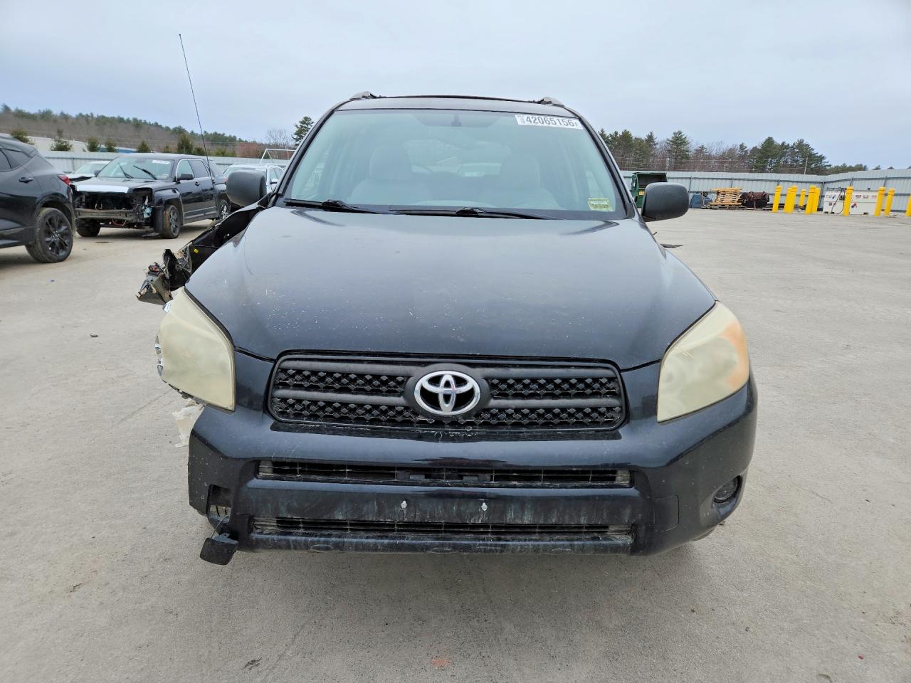 2008 Toyota Rav4 Base Black vin: JTMBD33V386067707