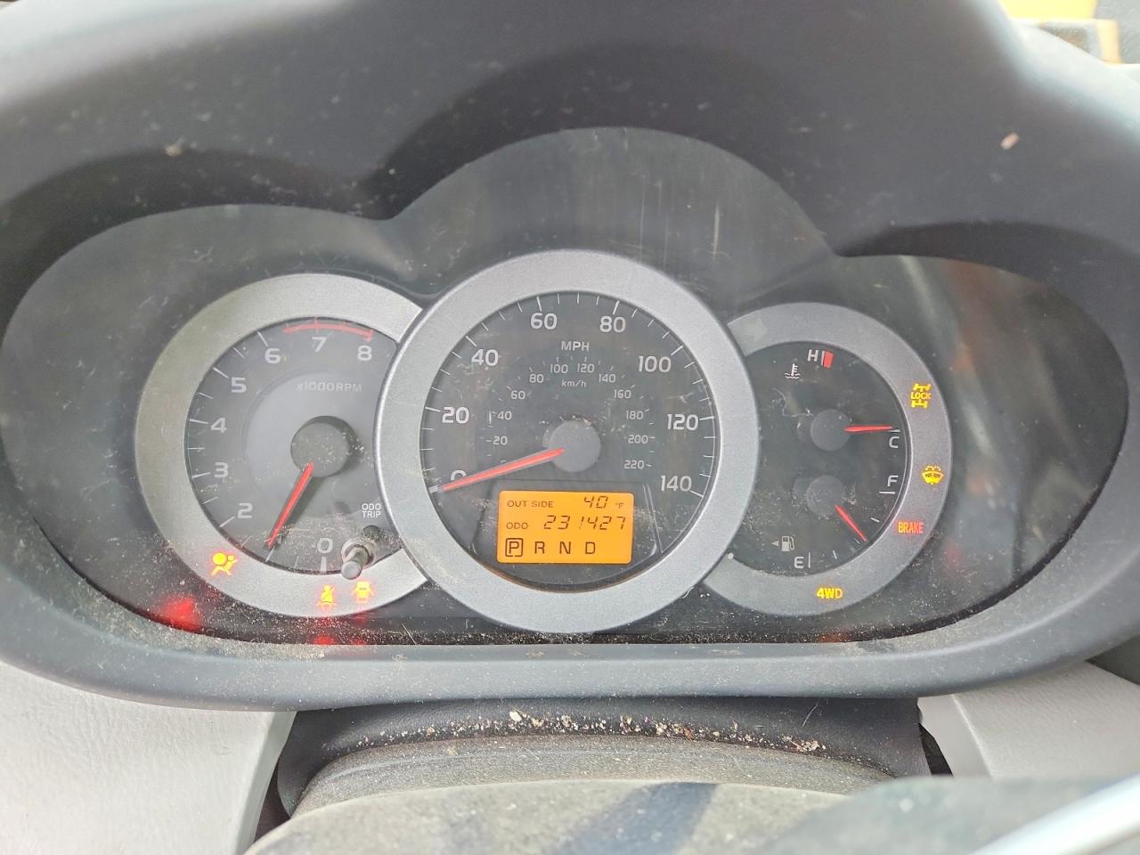 2008 Toyota Rav4 Base Black vin: JTMBD33V386067707