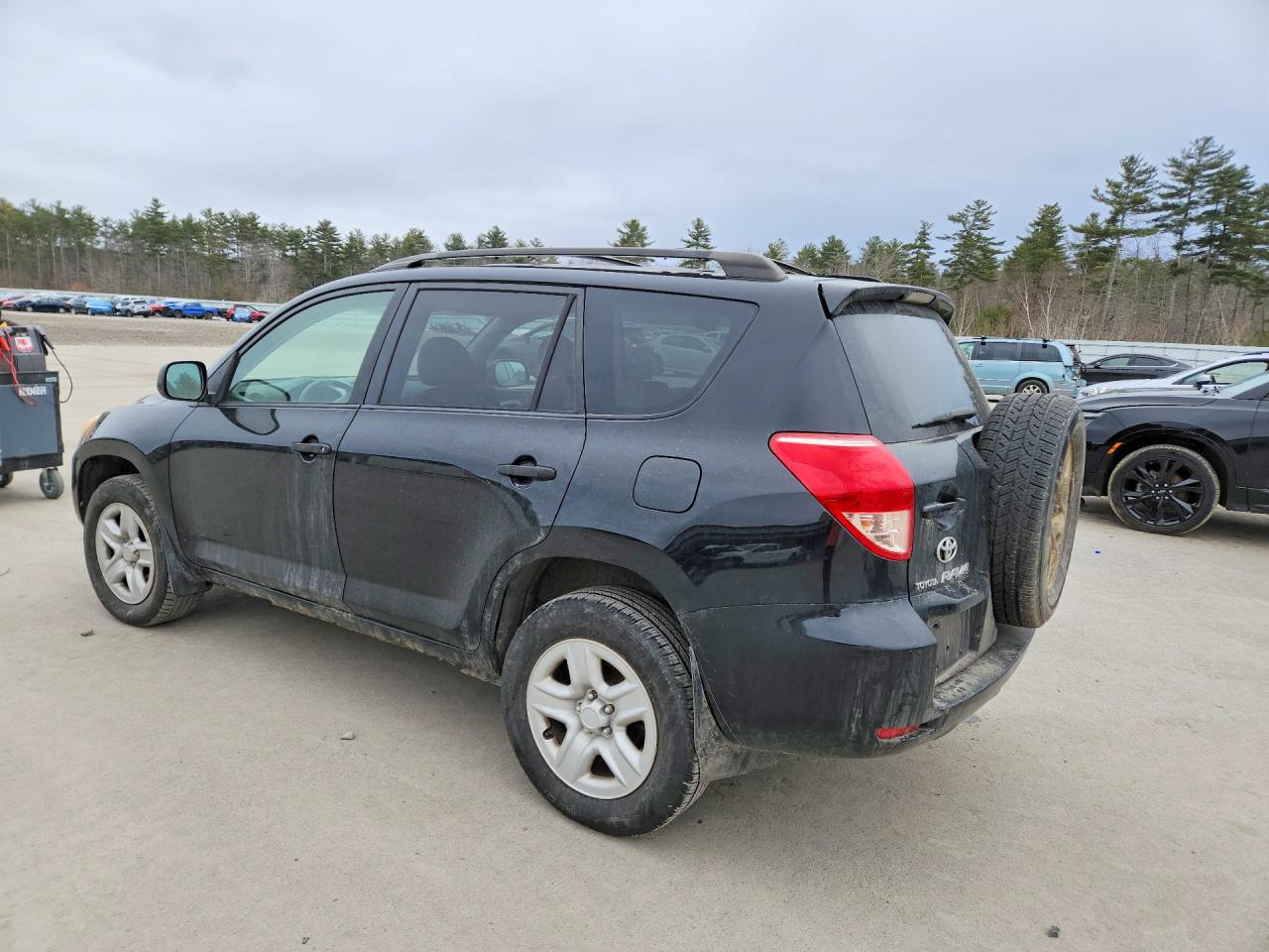 2008 Toyota Rav4 Base Black vin: JTMBD33V386067707
