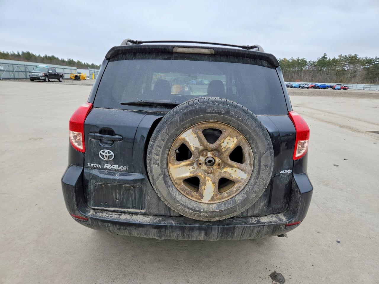 2008 Toyota Rav4 Base Black vin: JTMBD33V386067707