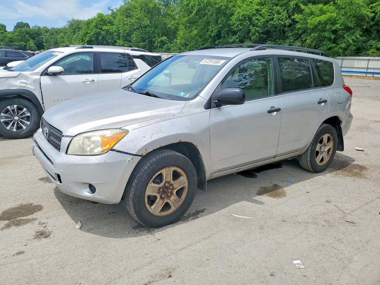 2008 Toyota Rav4 Base Silver vin: JTMBD33V386069327