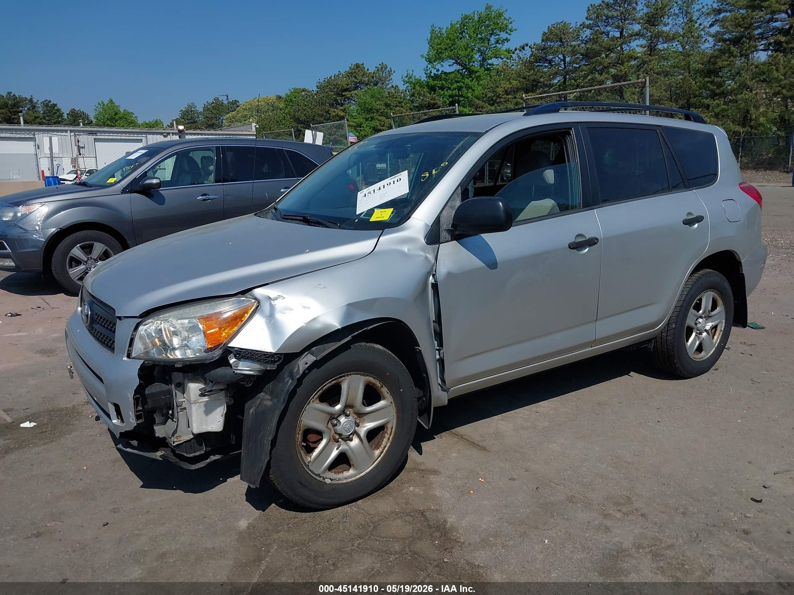 2008 Toyota Rav4 Silver vin: JTMBD33V386081025