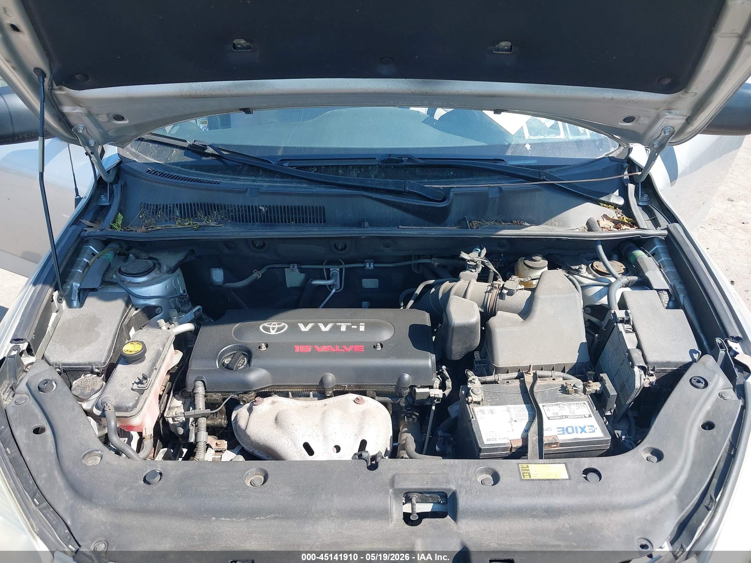 2008 Toyota Rav4 Silver vin: JTMBD33V386081025
