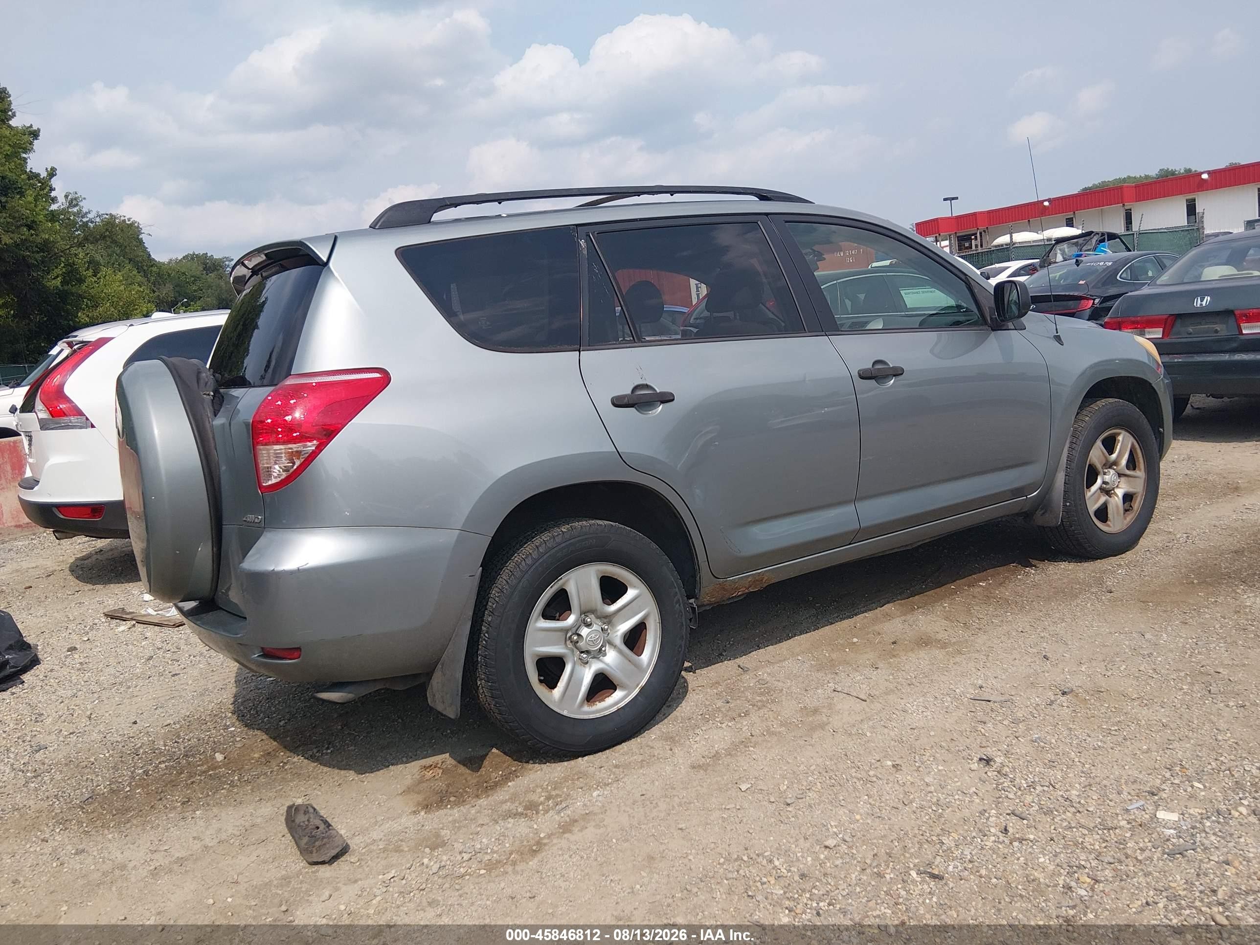 2008 Toyota Rav4   Silver vin: JTMBD33V386083180