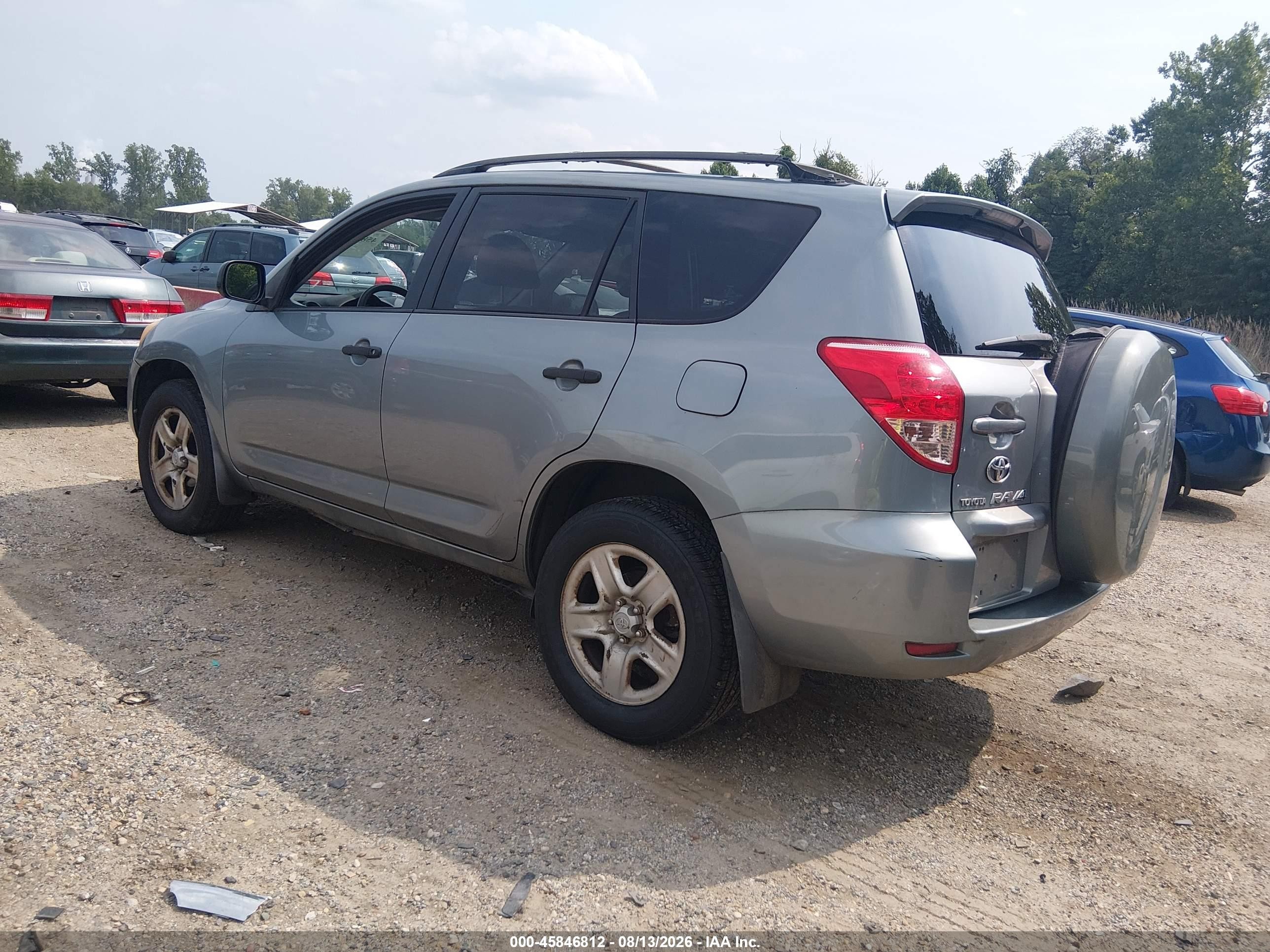 2008 Toyota Rav4   Silver vin: JTMBD33V386083180