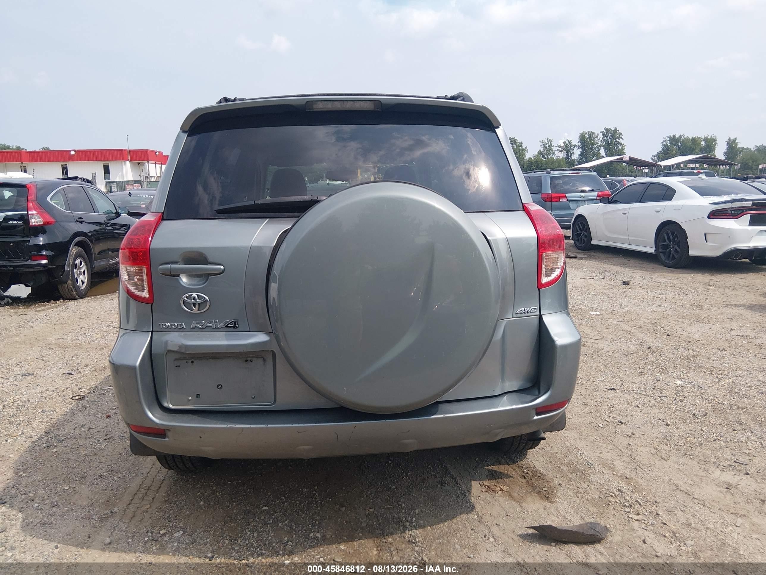 2008 Toyota Rav4   Silver vin: JTMBD33V386083180