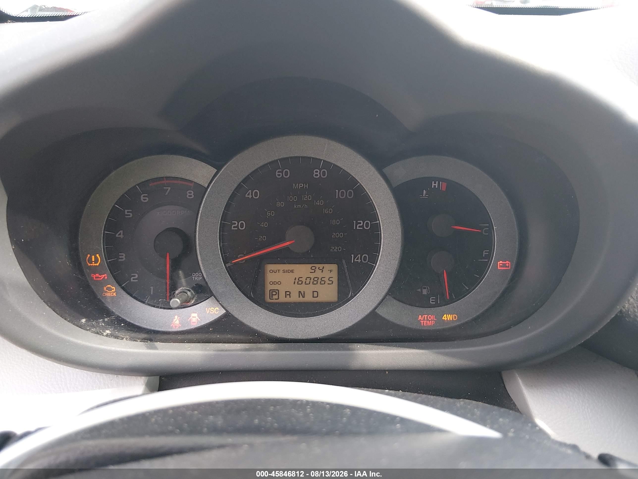 2008 Toyota Rav4   Silver vin: JTMBD33V386083180