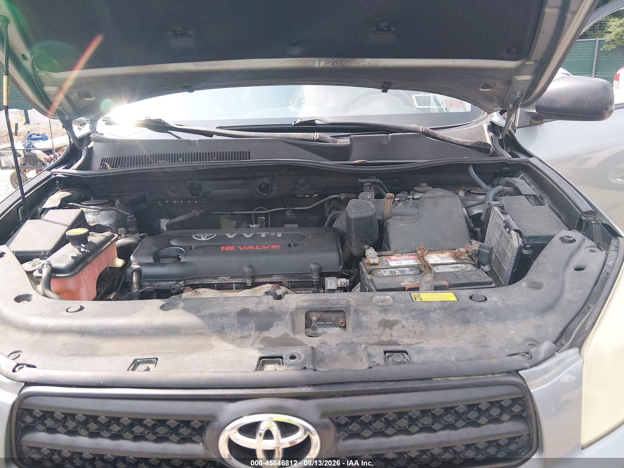 2008 Toyota Rav4   Silver vin: JTMBD33V386083180