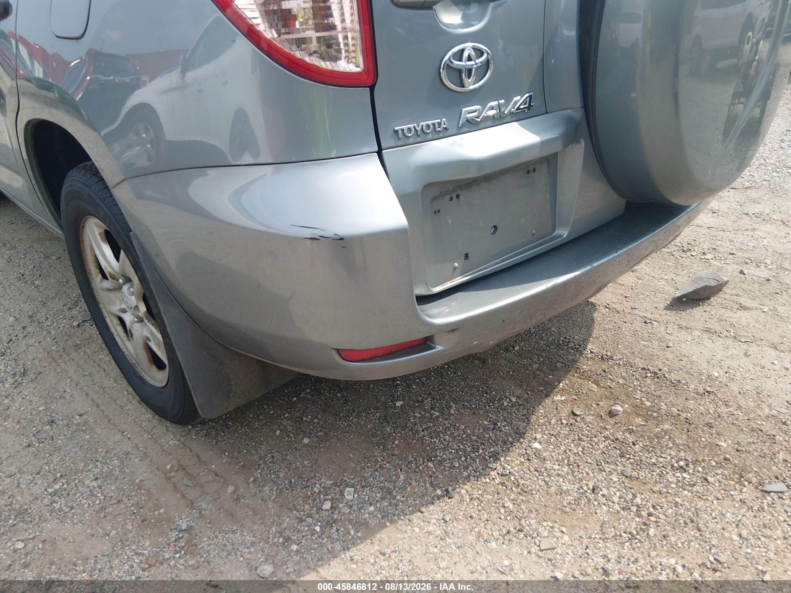 2008 Toyota Rav4   Silver vin: JTMBD33V386083180