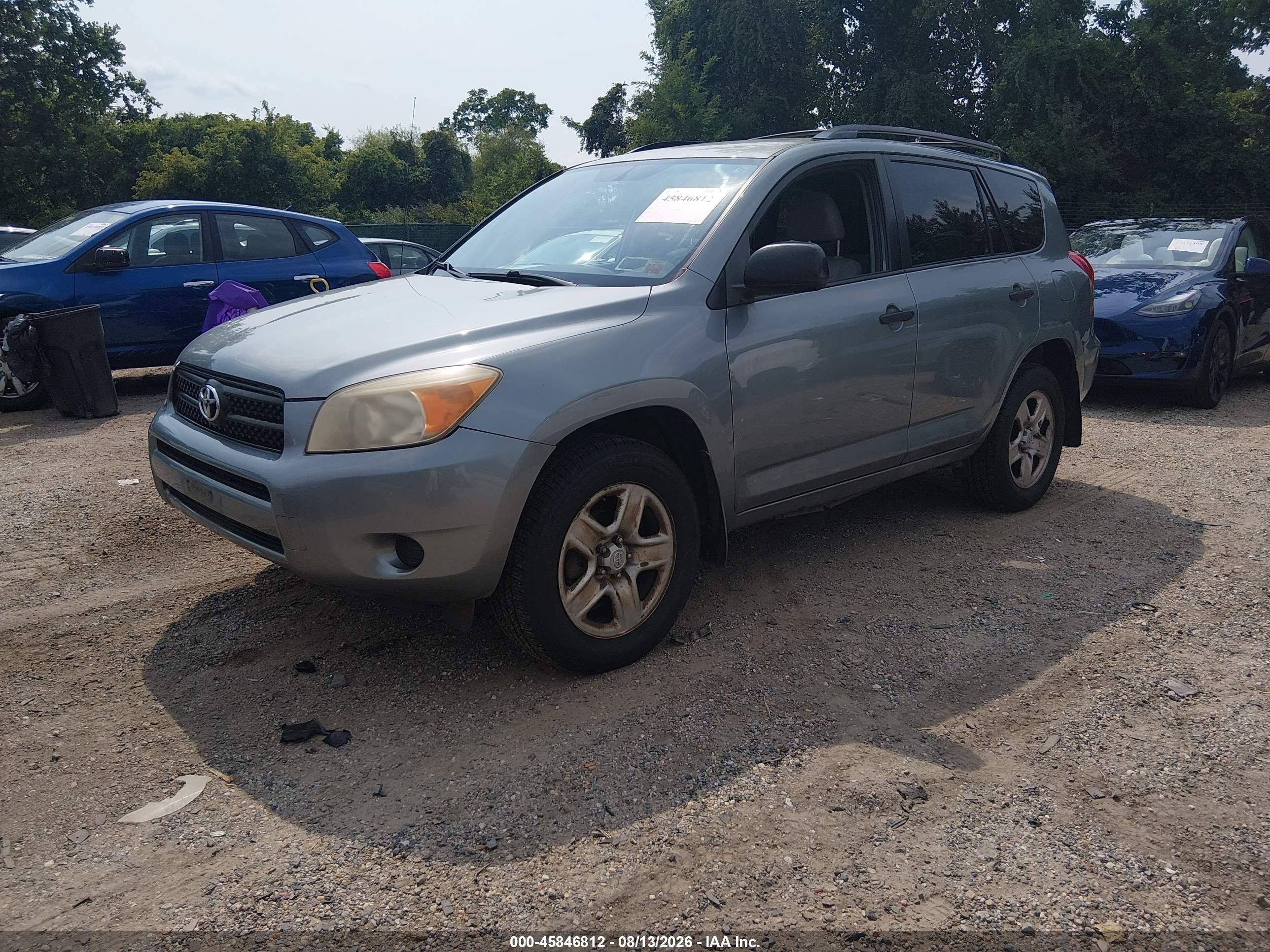 2008 Toyota Rav4   Silver vin: JTMBD33V386083180