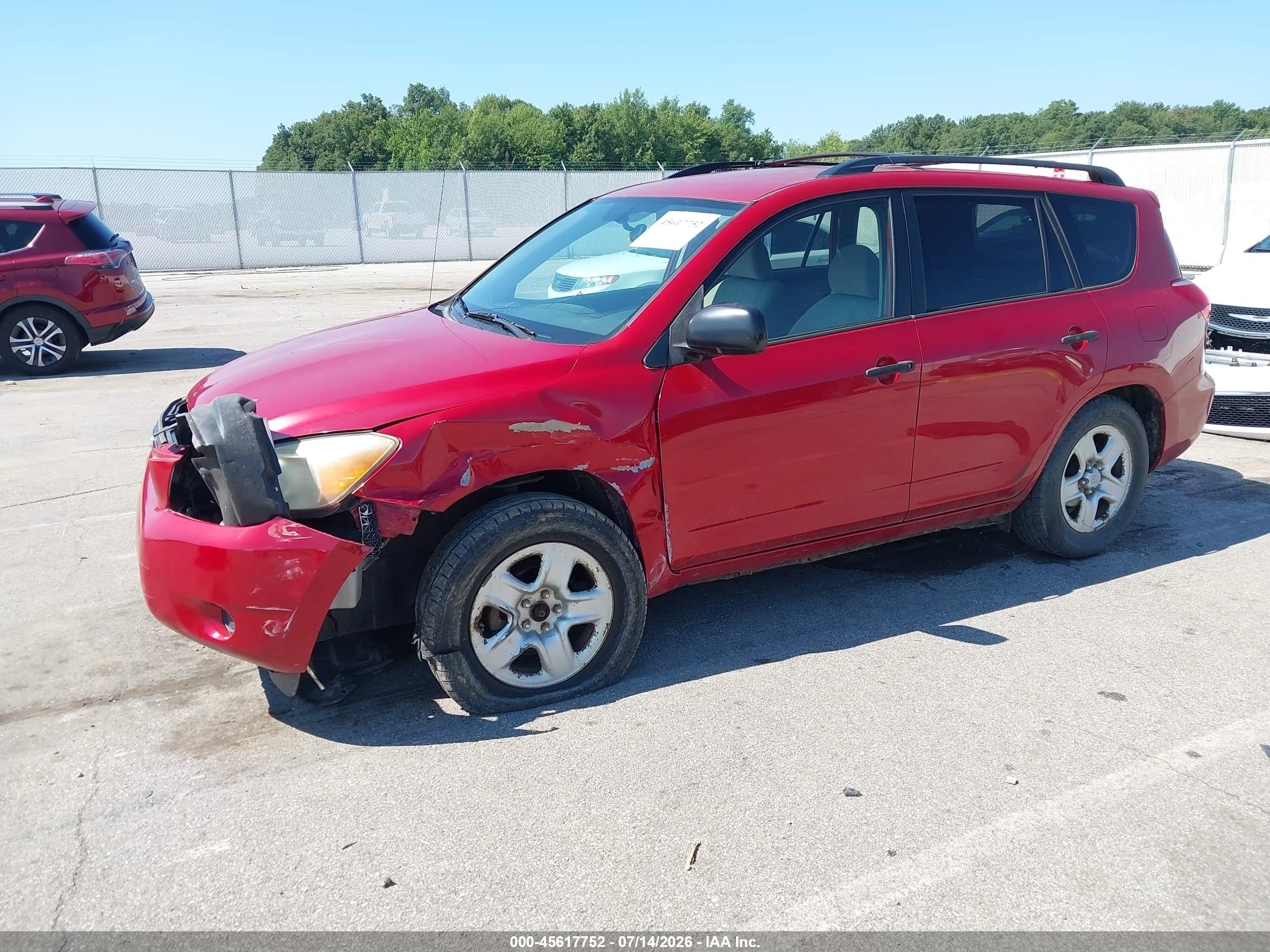 2006 Toyota Rav4   Red vin: JTMBD33V465026151