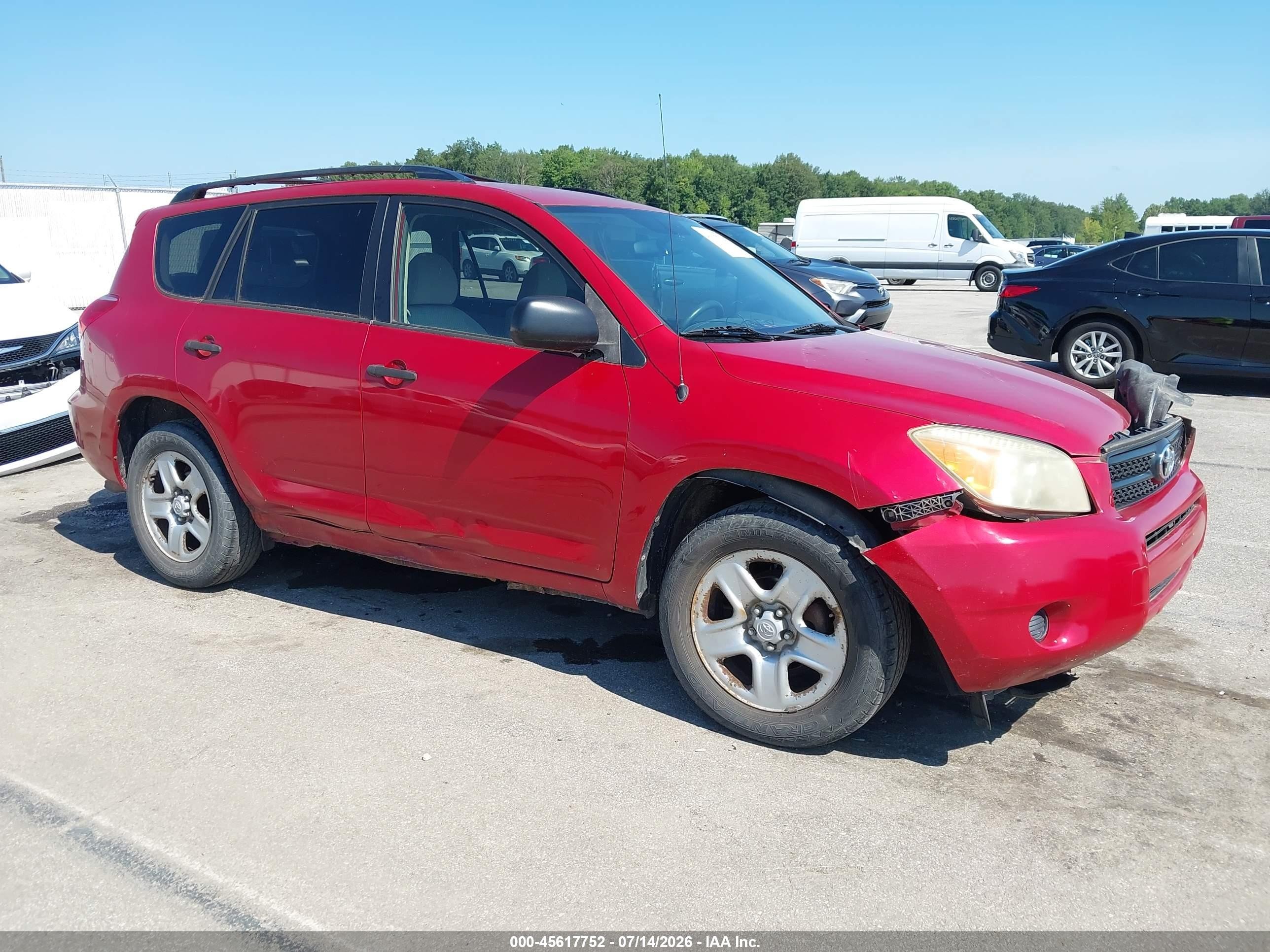 2006 Toyota Rav4   Red vin: JTMBD33V465026151