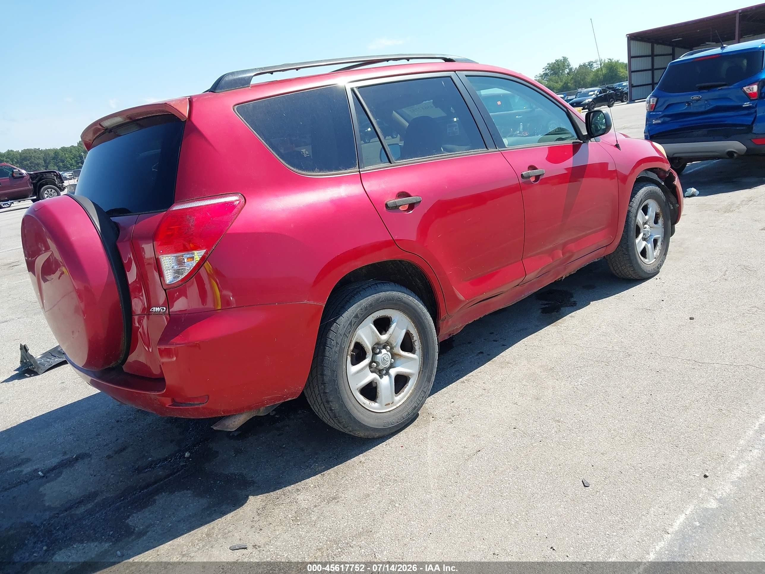 2006 Toyota Rav4   Red vin: JTMBD33V465026151