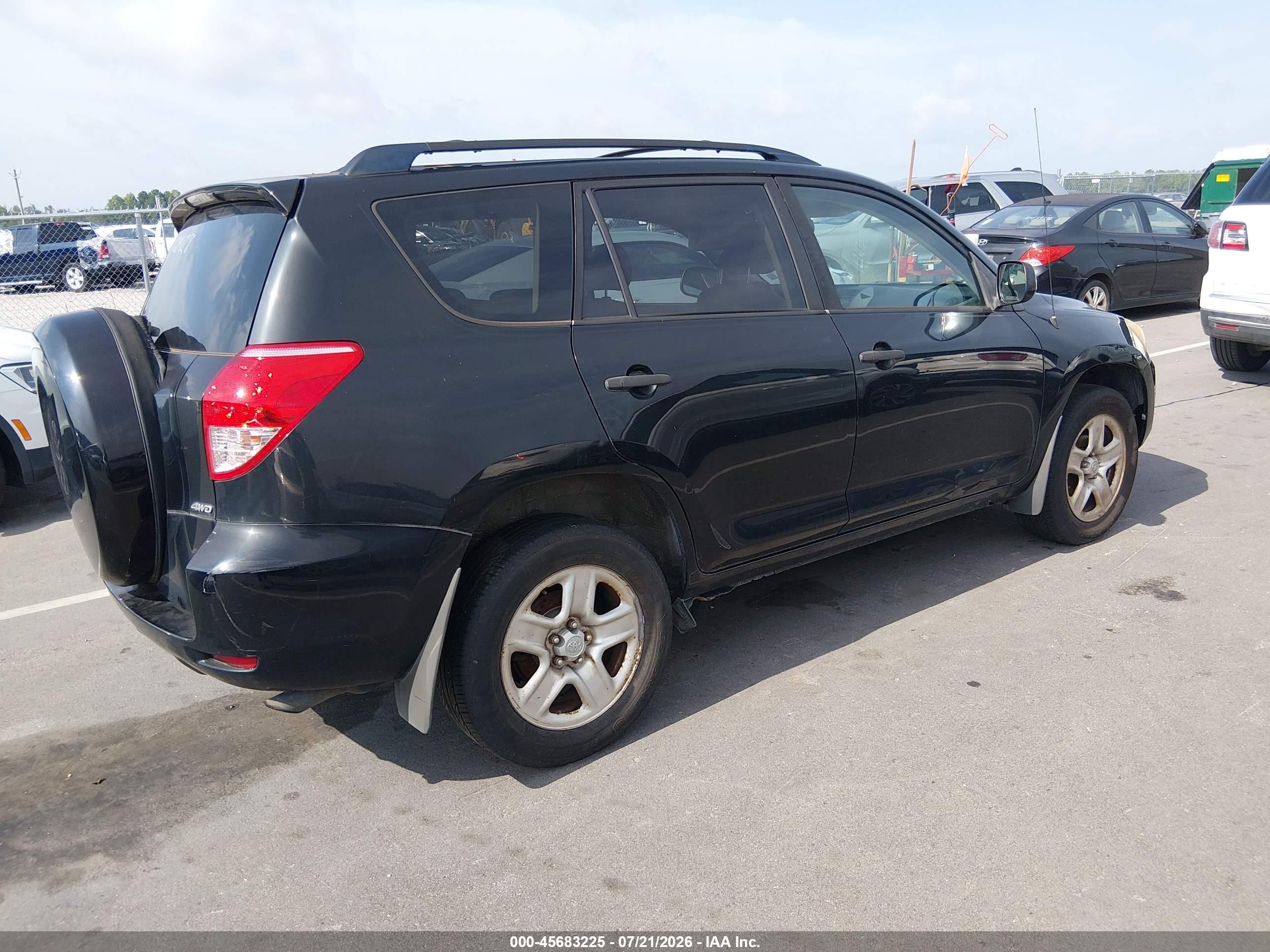 2006 Toyota Rav4   Black vin: JTMBD33V466010820