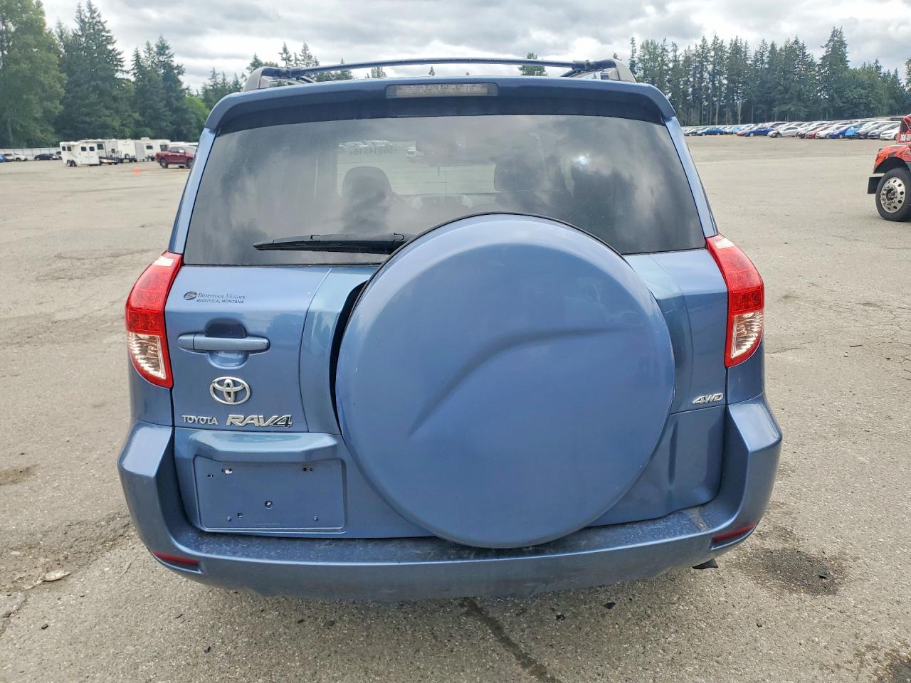 2007 Toyota Rav4 Base Blue vin: JTMBD33V476023164
