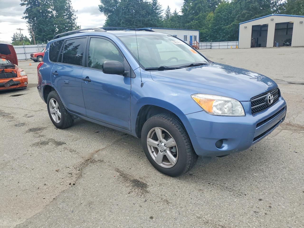 2007 Toyota Rav4 Base Blue vin: JTMBD33V476023164