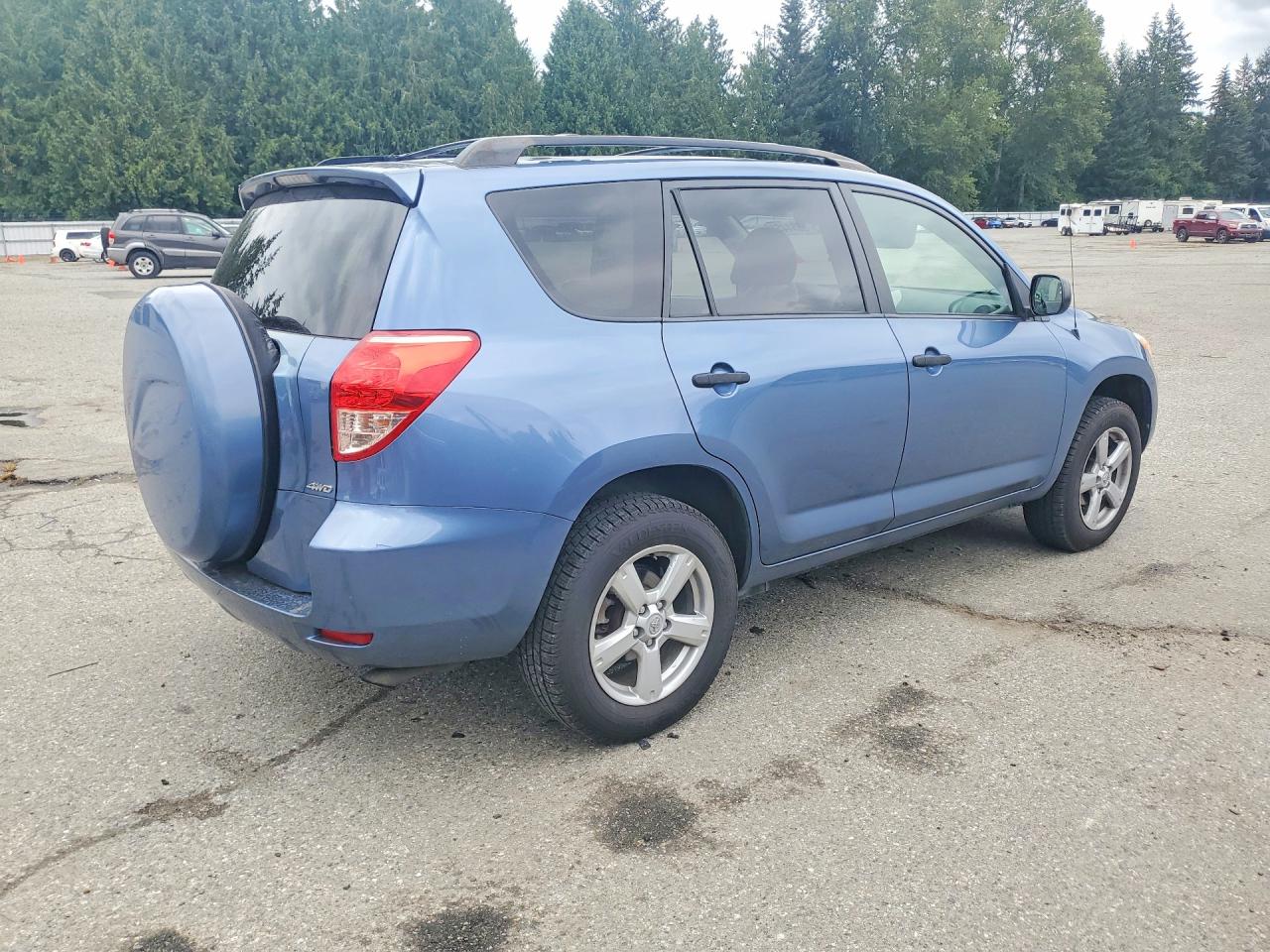 2007 Toyota Rav4 Base Blue vin: JTMBD33V476023164
