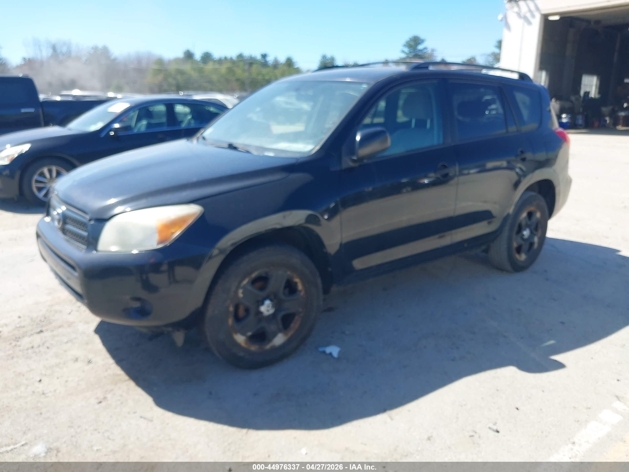 2007 Toyota Rav4   Black vin: JTMBD33V476039381