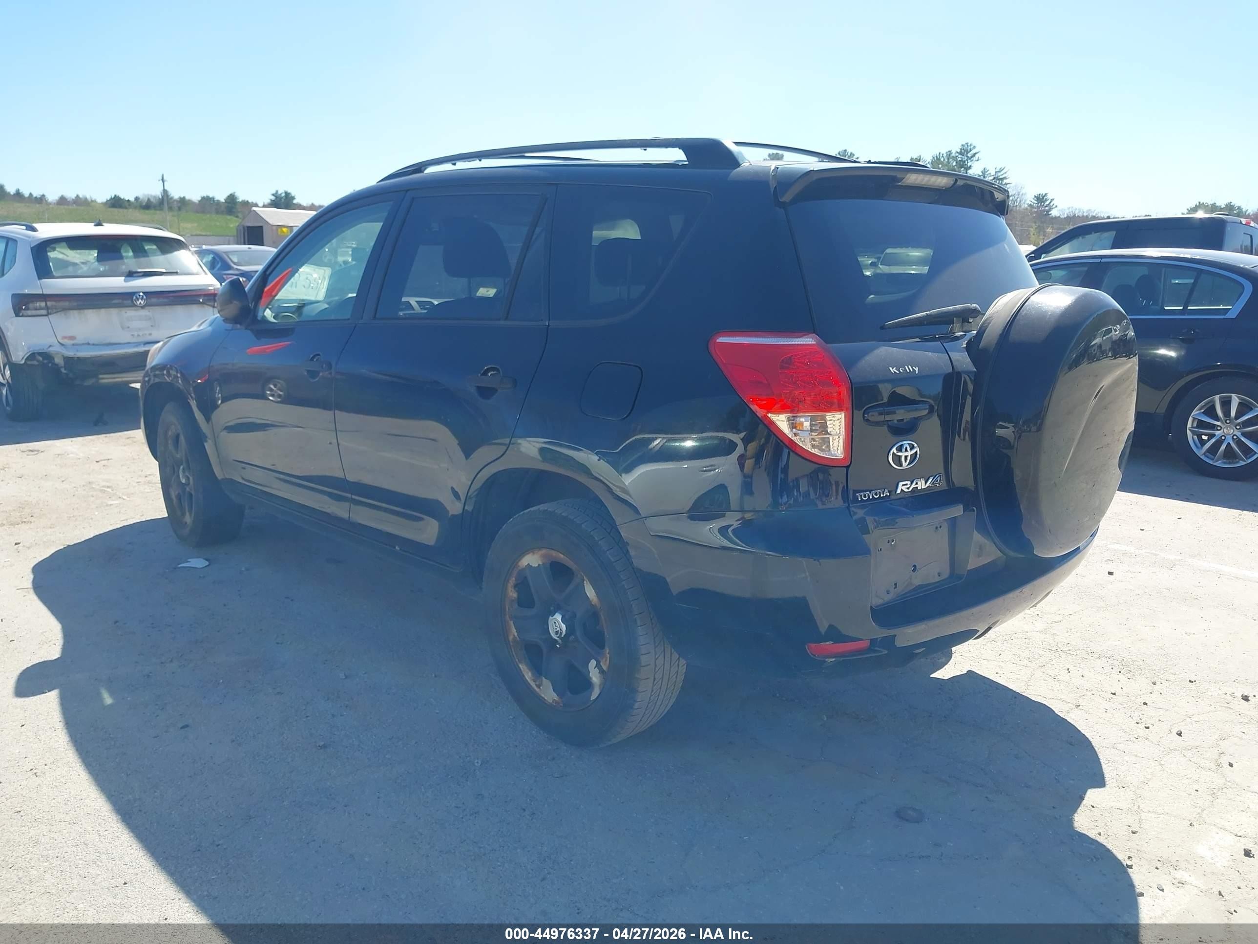 2007 Toyota Rav4   Black vin: JTMBD33V476039381